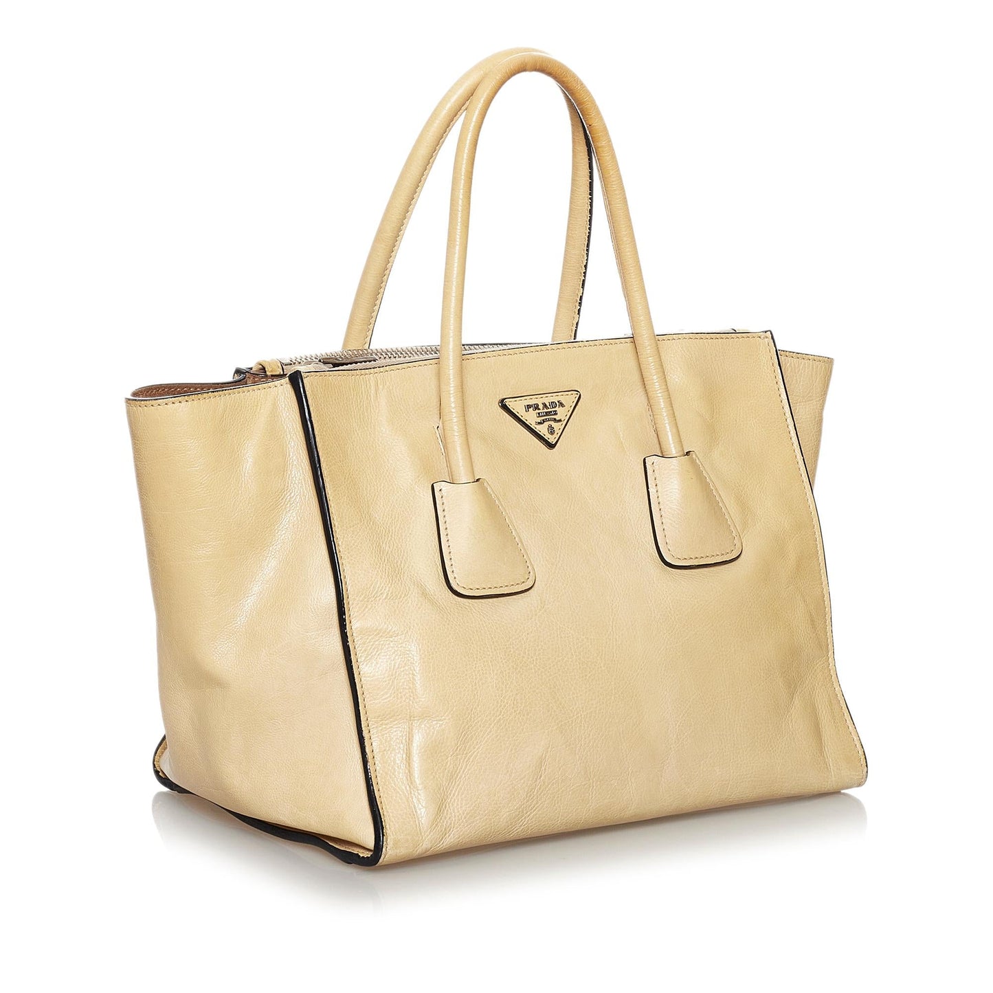Prada Glace Calf Twin Pocket Handbag Shg Leather Satchel Bag Handbag Shg 30215