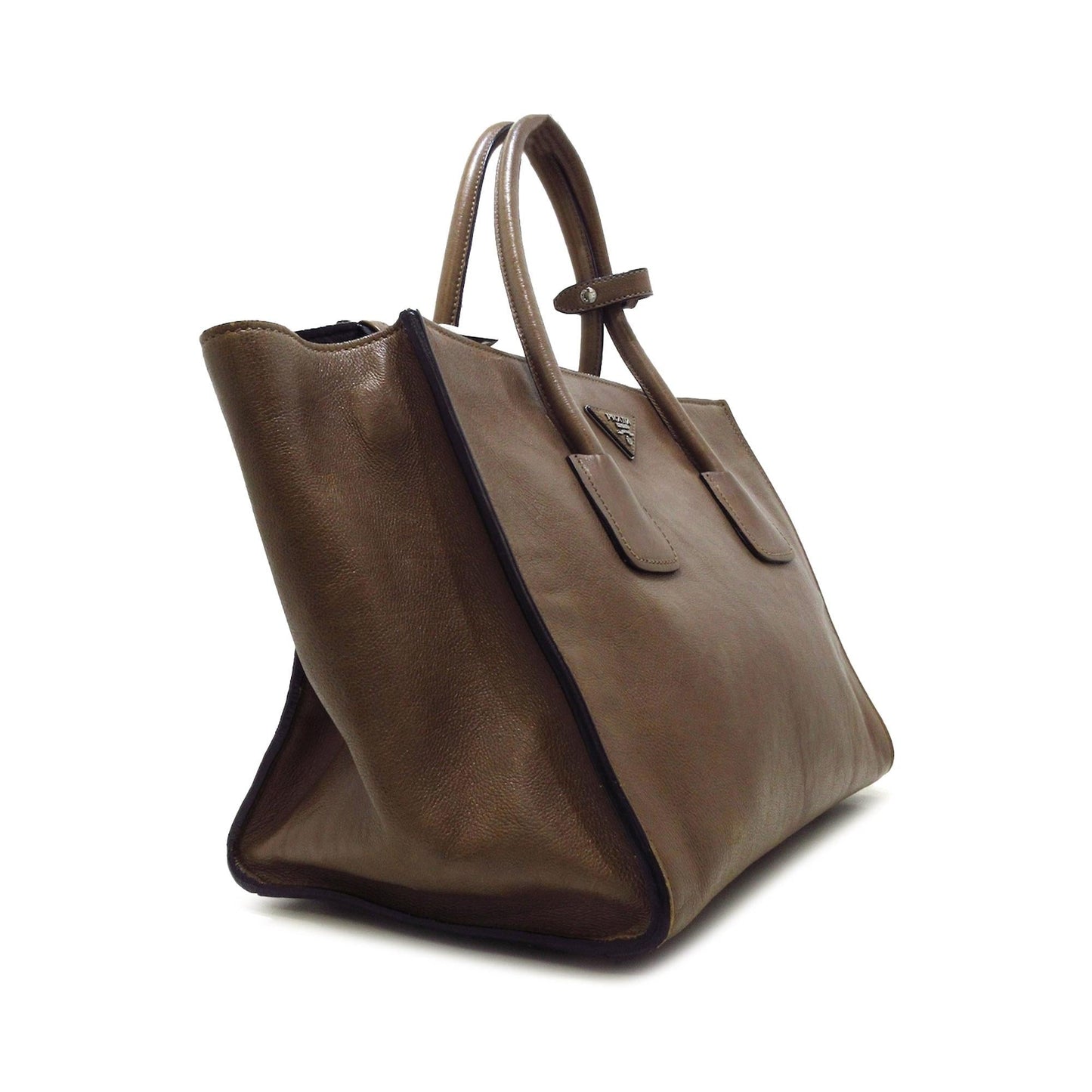 Prada Glace Calf Twin Pocket Satchel Shg Eogeoj Satchel Bag
