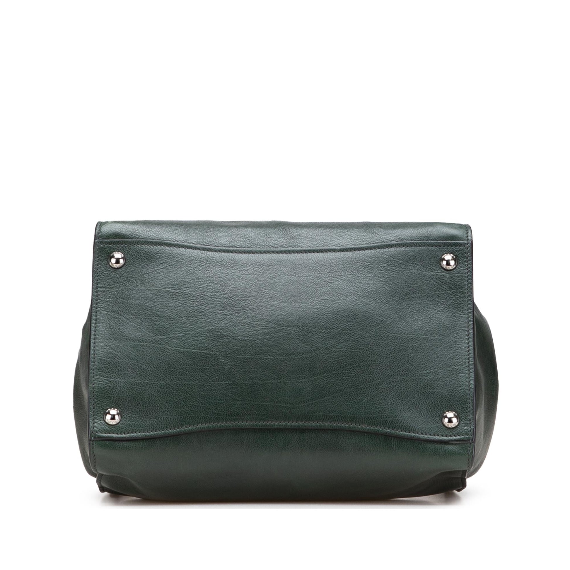 Prada Glace Calf Twin Pocket Satchel Satchel Bag
