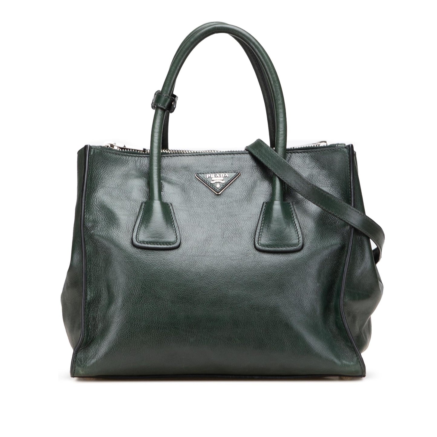 Prada Glace Calf Twin Pocket Satchel Satchel Bag