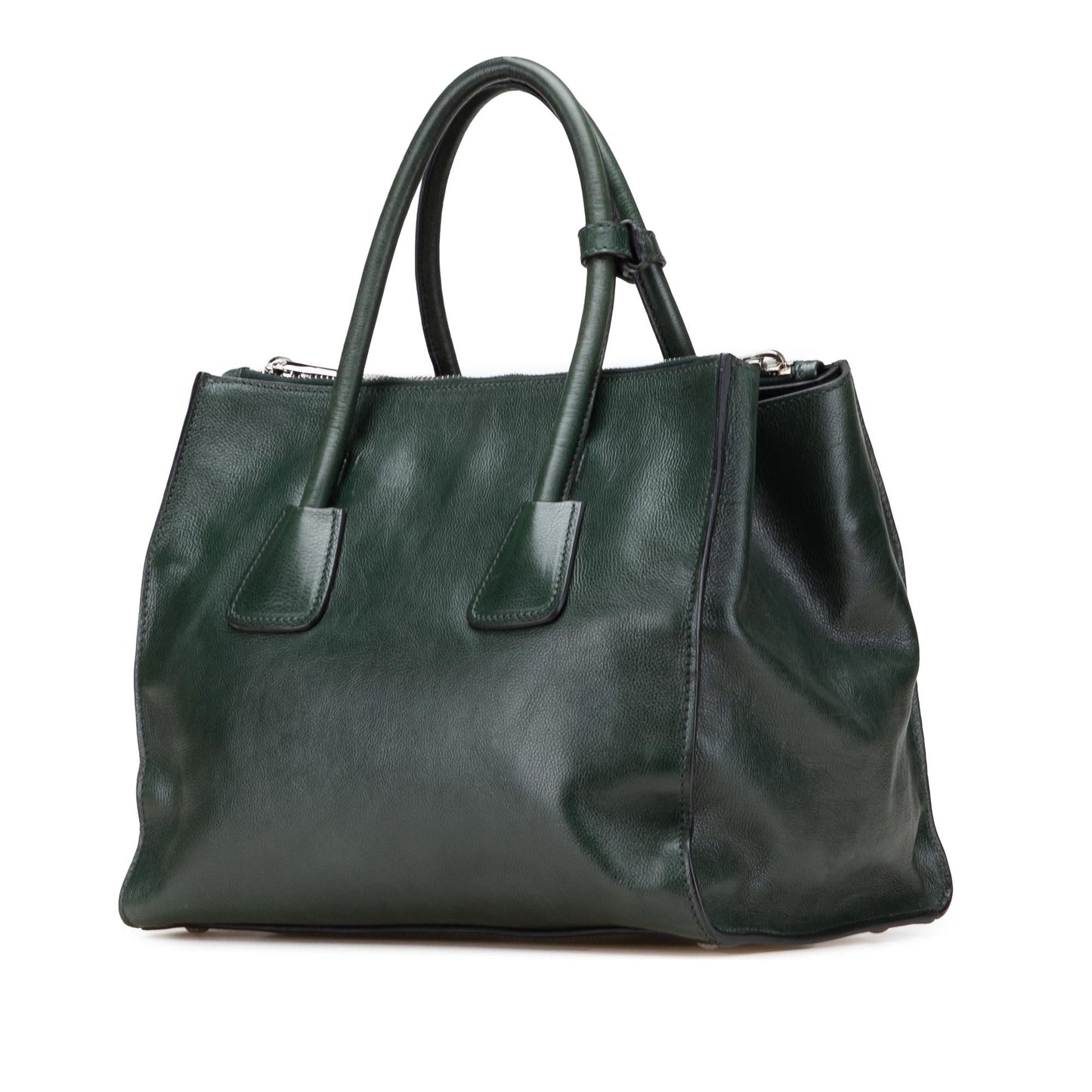 Prada Glace Calf Twin Pocket Satchel Satchel Bag