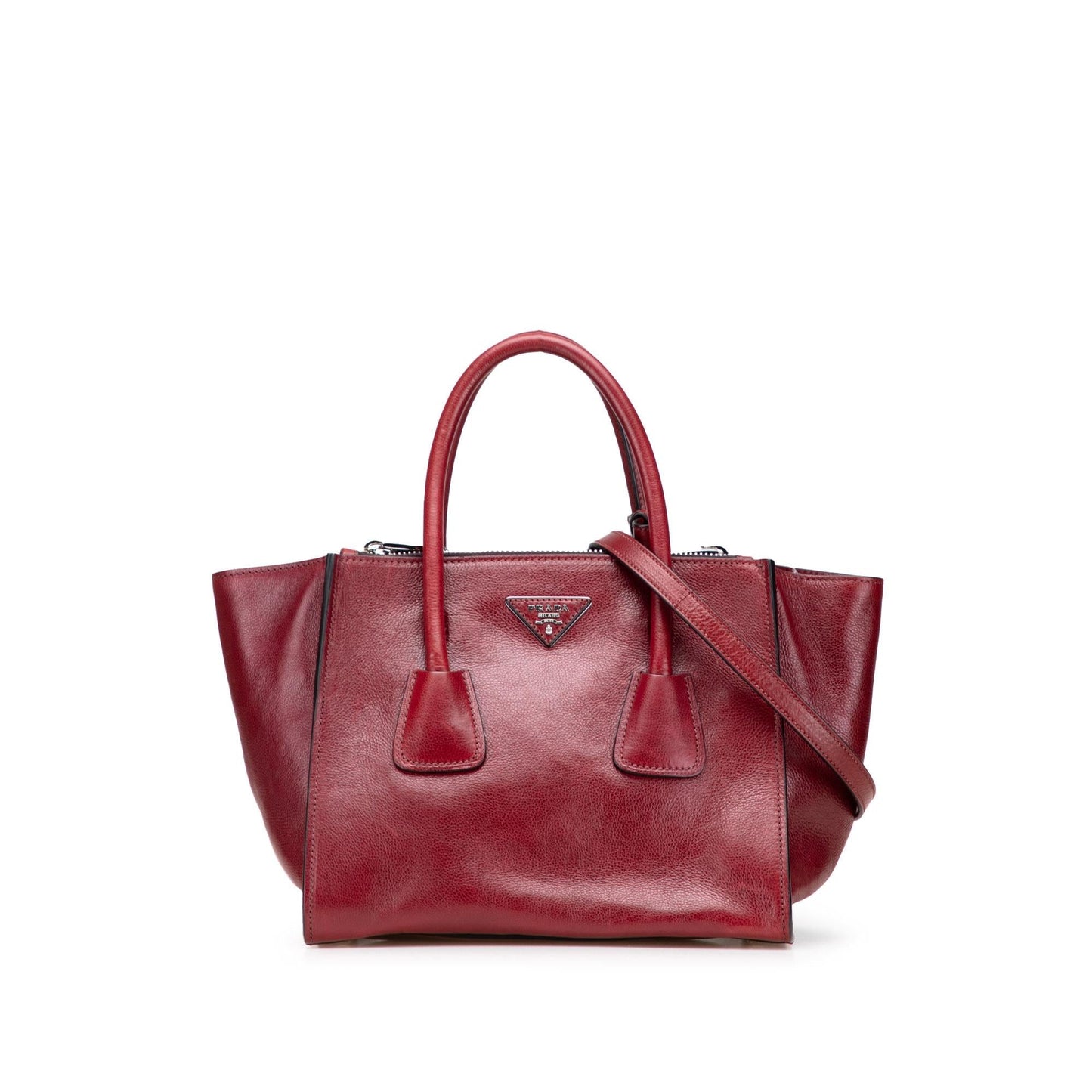 Prada Glace Calf Twin Pocket Satchel Satchel Bag Pocket Satchel 3