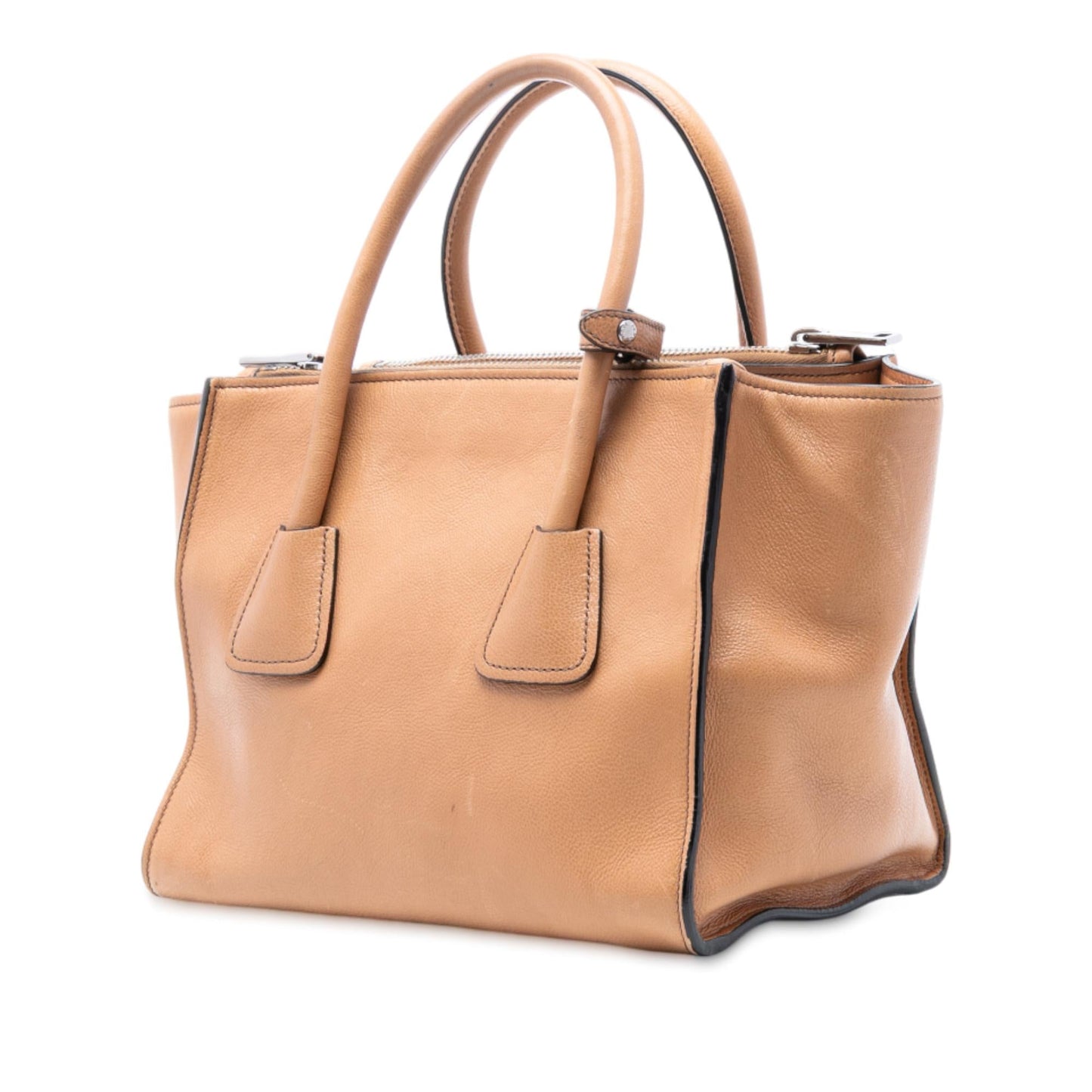 Prada Glace Calf Twin Pocket Satchel Satchel Bag Pocket Satchel 5