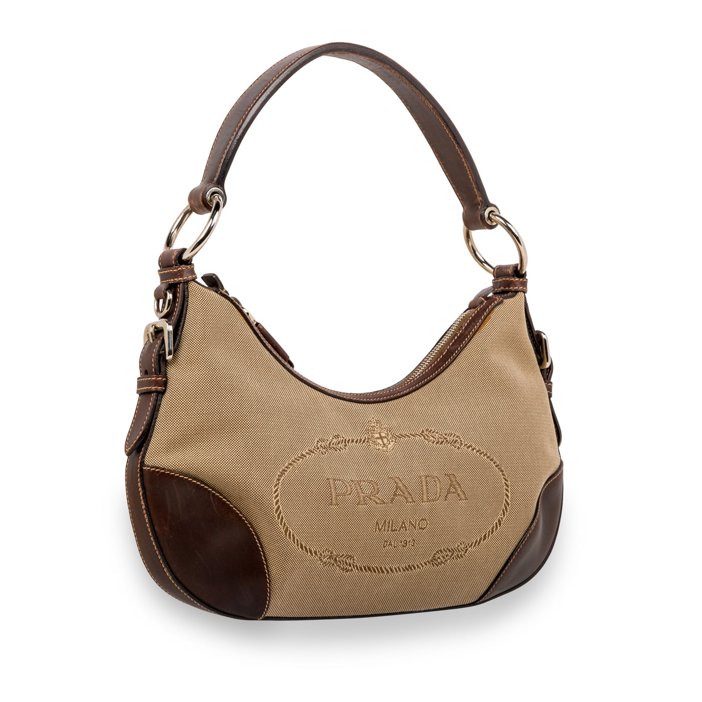Prada Tessuto Bag Canvas Crossbody Bag