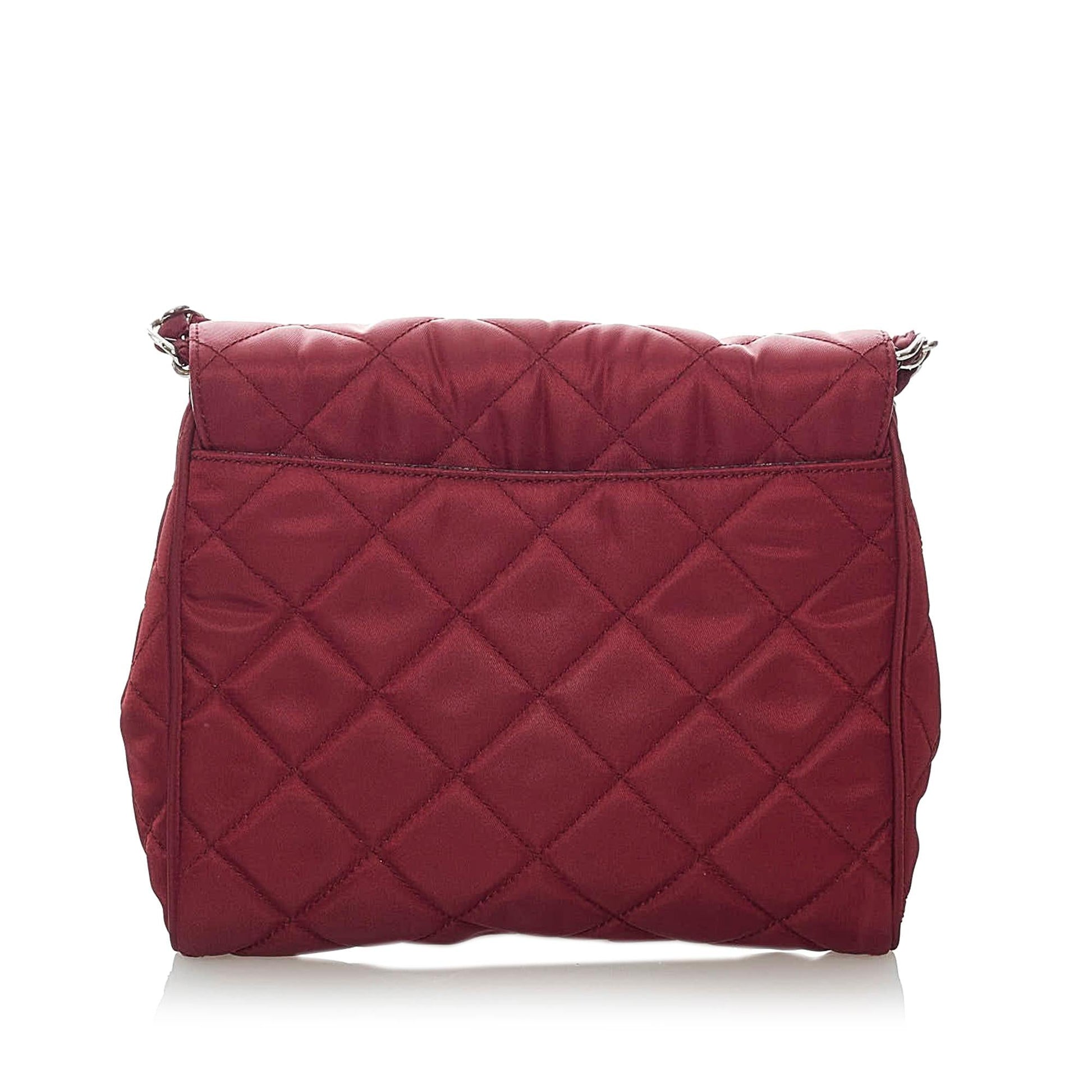 Prada Impuntu Tessuto Crossbody Bag Shg Chain Bag Shg 30790