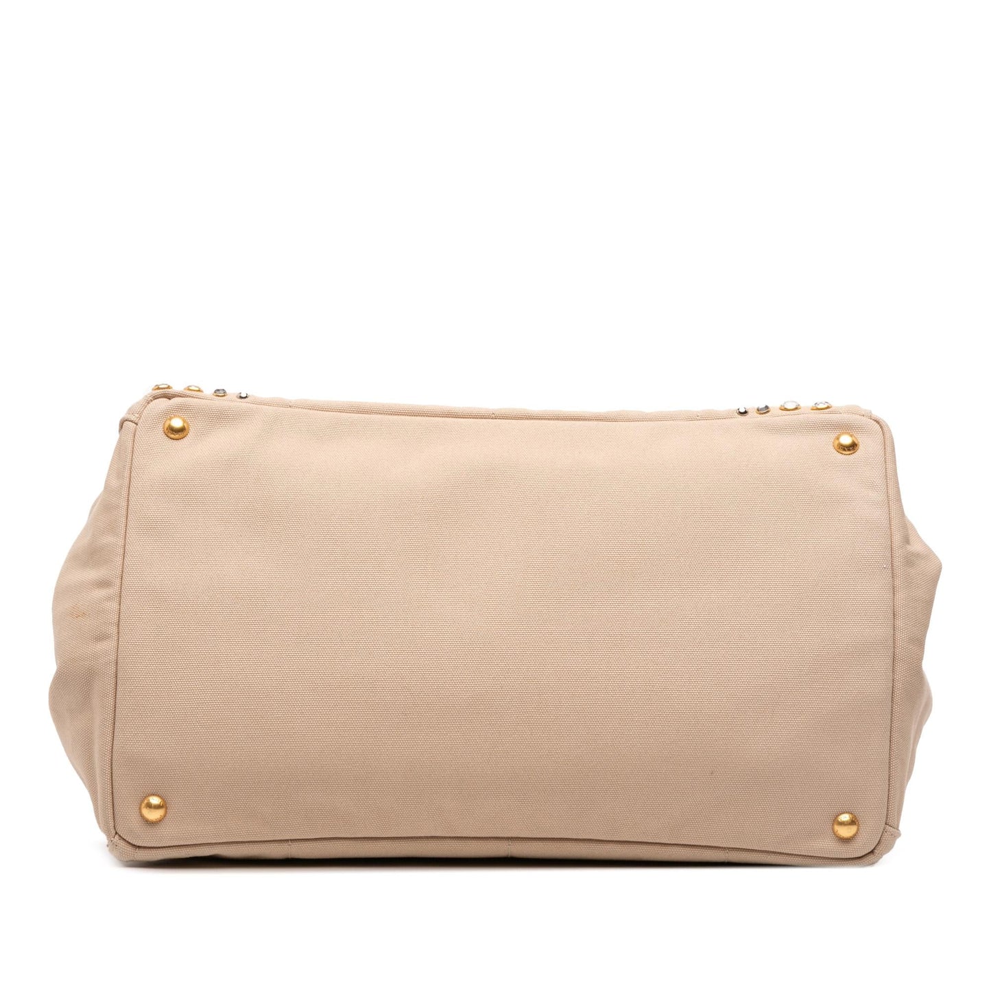 Prada Canapa Bijoux Satchel Canvas Large Satchel Bag