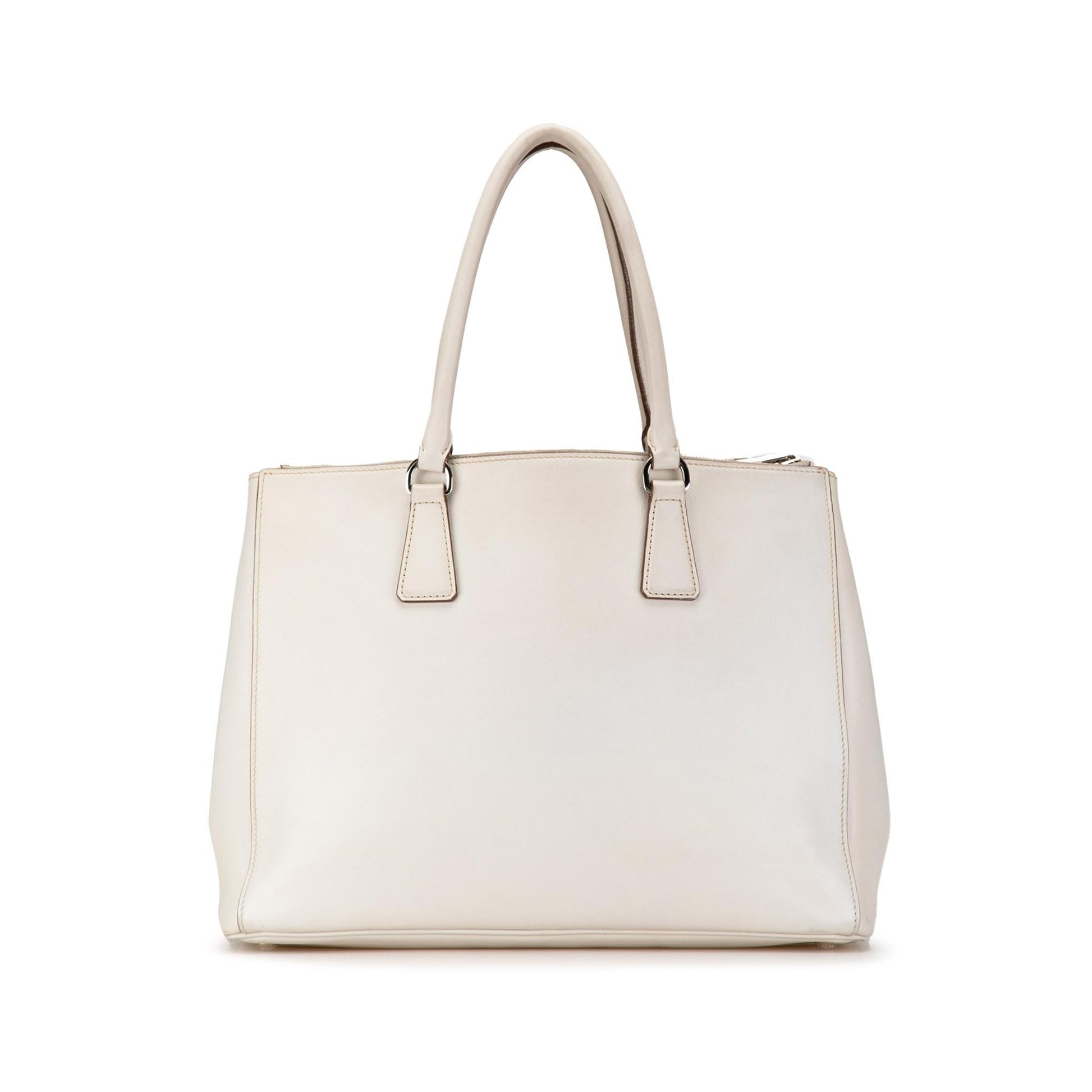 Prada City Calfskin Galleria Double Satchel Shg Imog4X Large Zip Satchel Bag