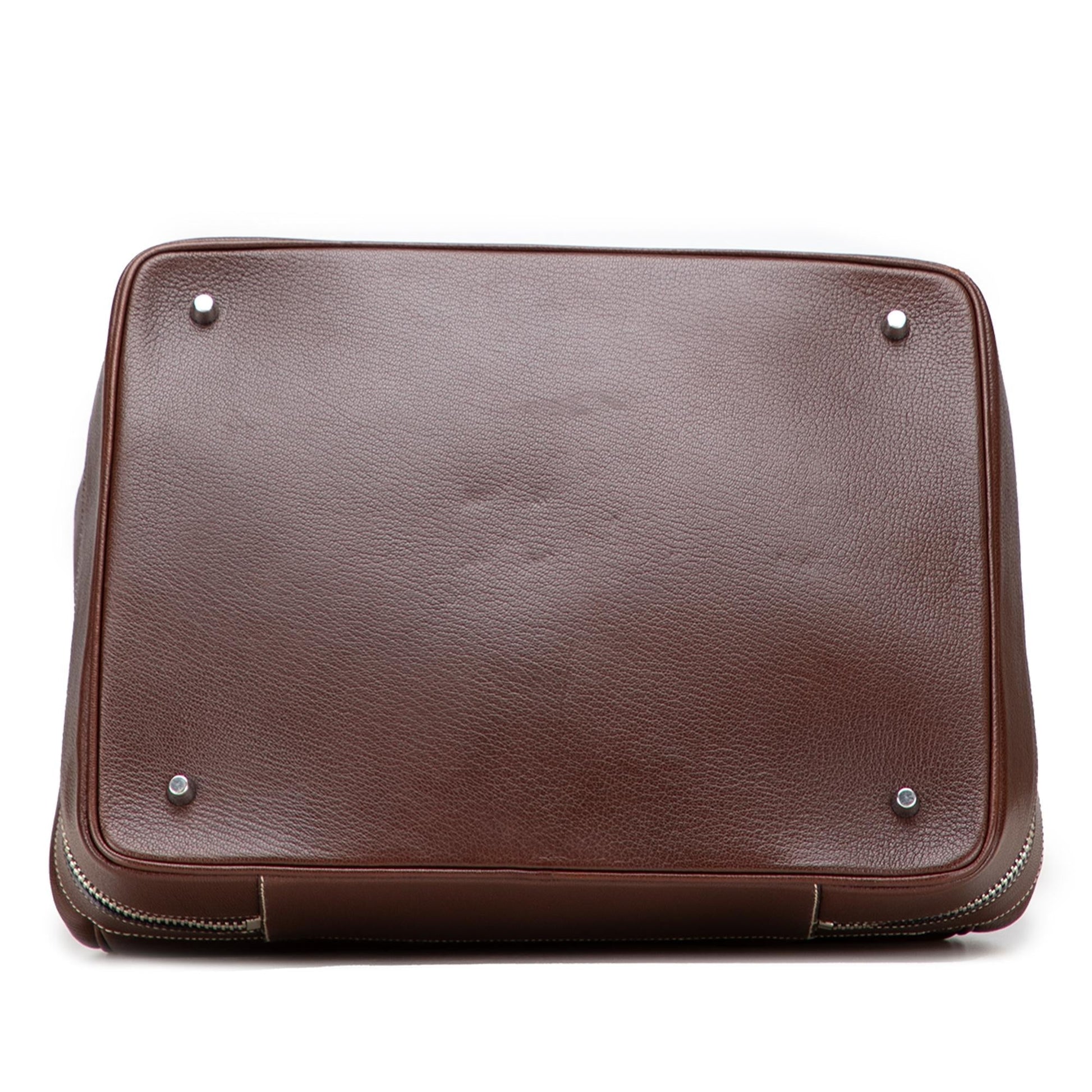 Prada Goatskin Frame Bag Large Satchel Bag