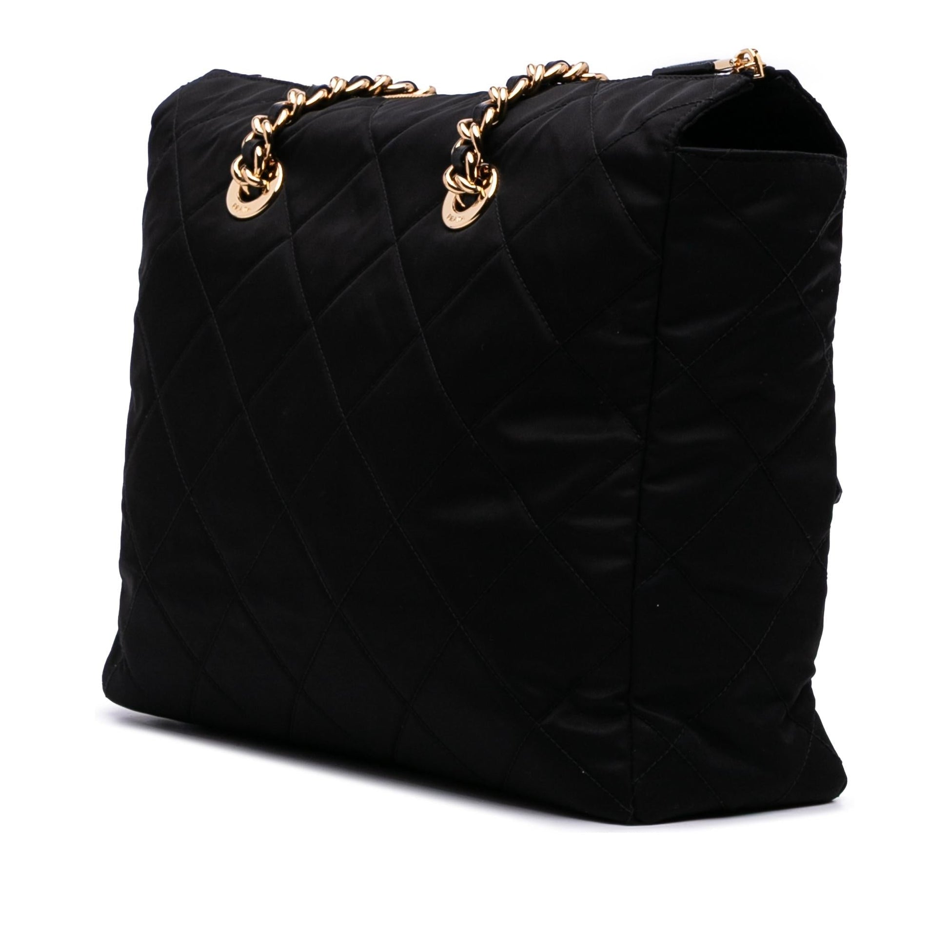 Prada Impuntu Re Re Edition Chaine Tote Nylon Large Tote Bag