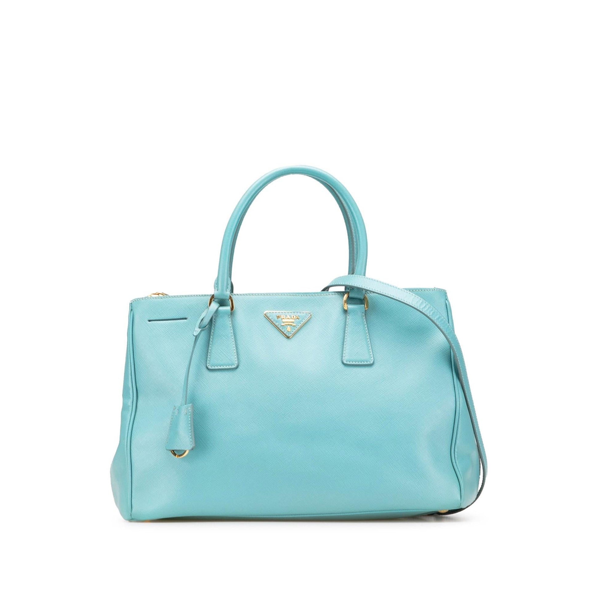 Prada Lux Galleria Double Satchel Saffiano Large Zip Satchel Bag Zip Satchel 1