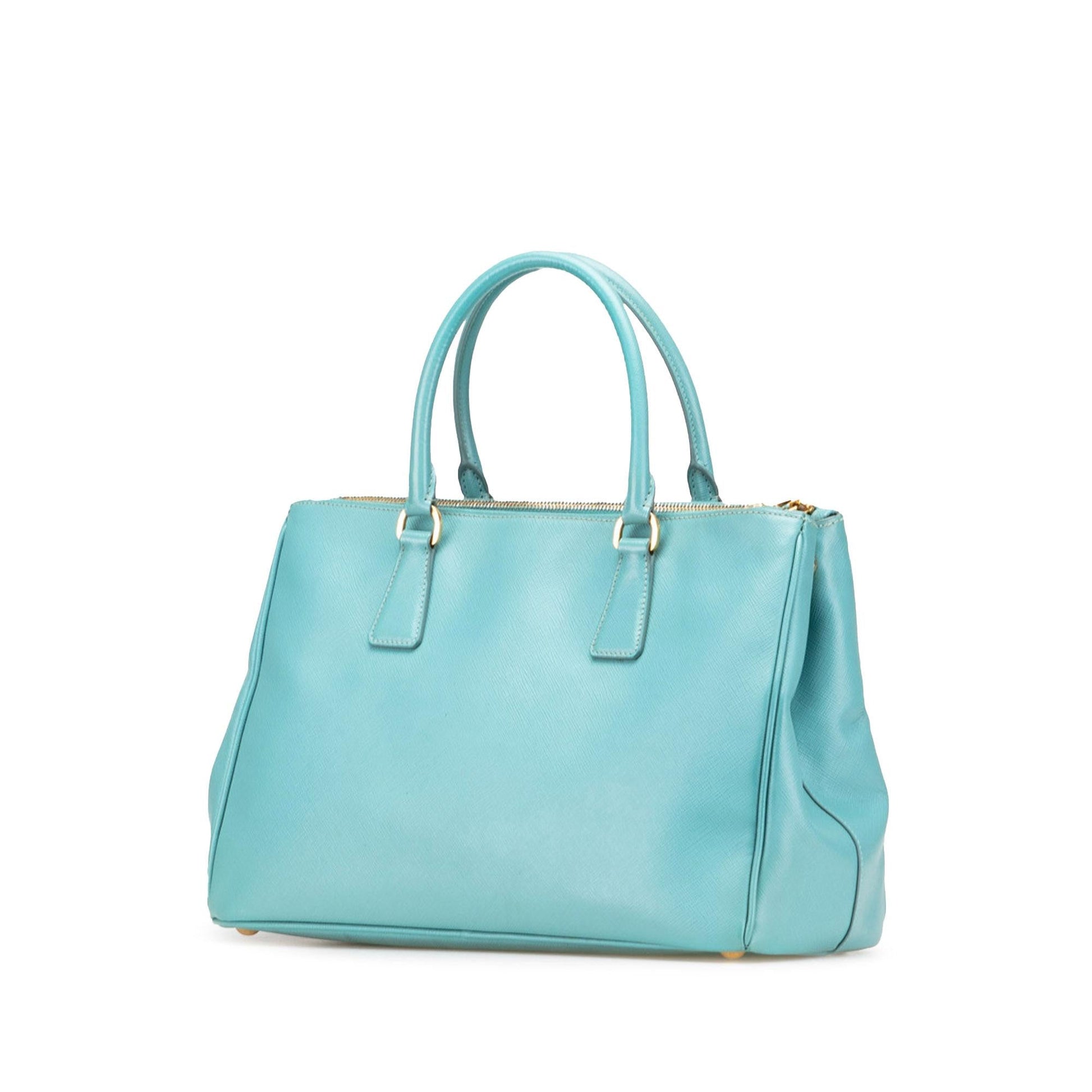 Prada Lux Galleria Double Satchel Saffiano Large Zip Satchel Bag Zip Satchel 1
