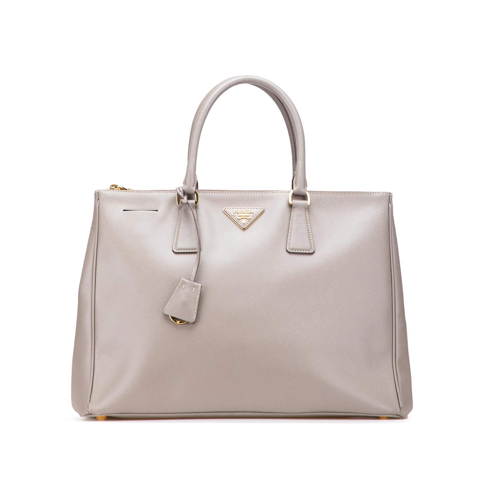 Prada Lux Galleria Double Satchel Saffiano Large Zip Satchel Bag Zip Satchel 3