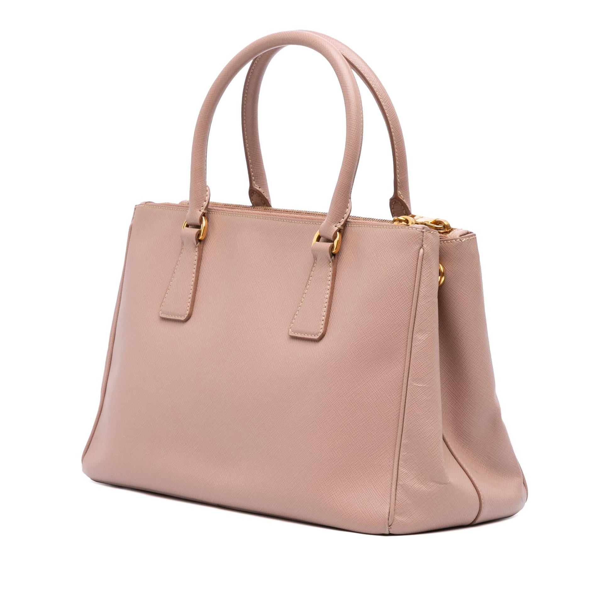 Prada Lux Galleria Double Satchel Saffiano Large Zip Satchel Bag Zip Satchel 5