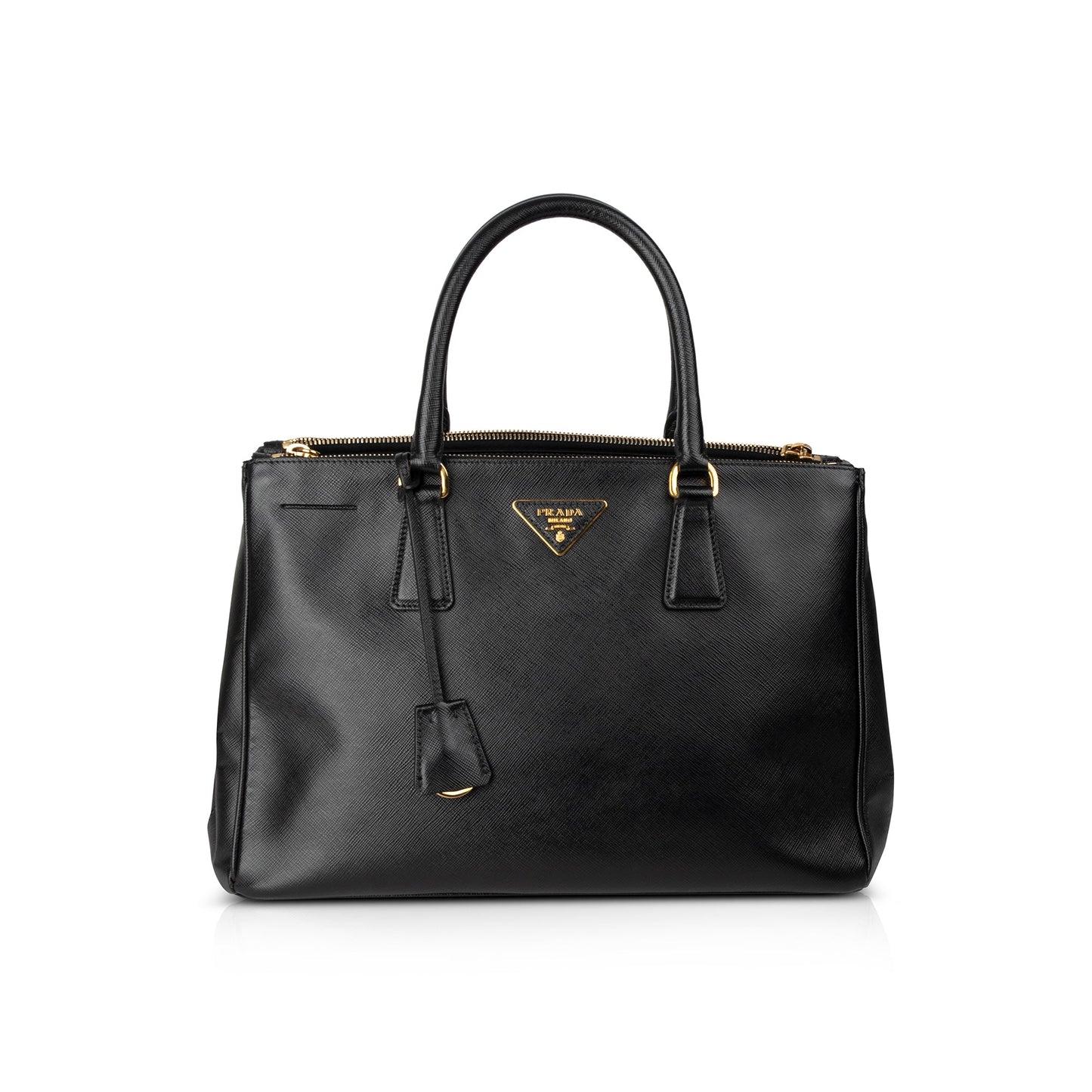 Prada Saffiano Lux Galleria Double Zip Tote Handbag Large Tote Bag Tote Handbag