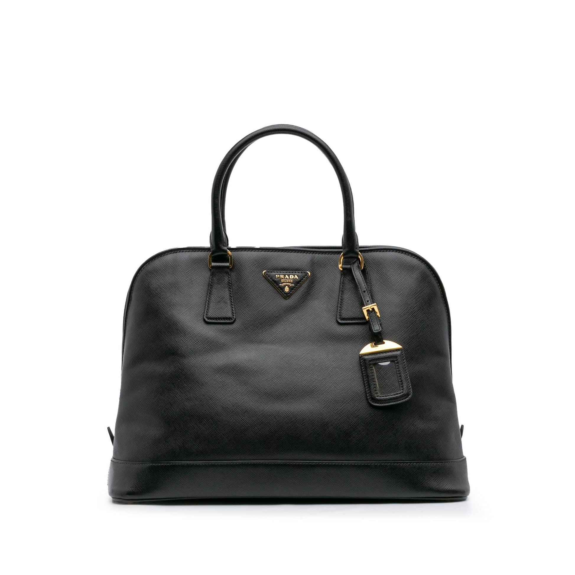 Prada Lux Open Promenade Satchel Saffiano Large Satchel Bag