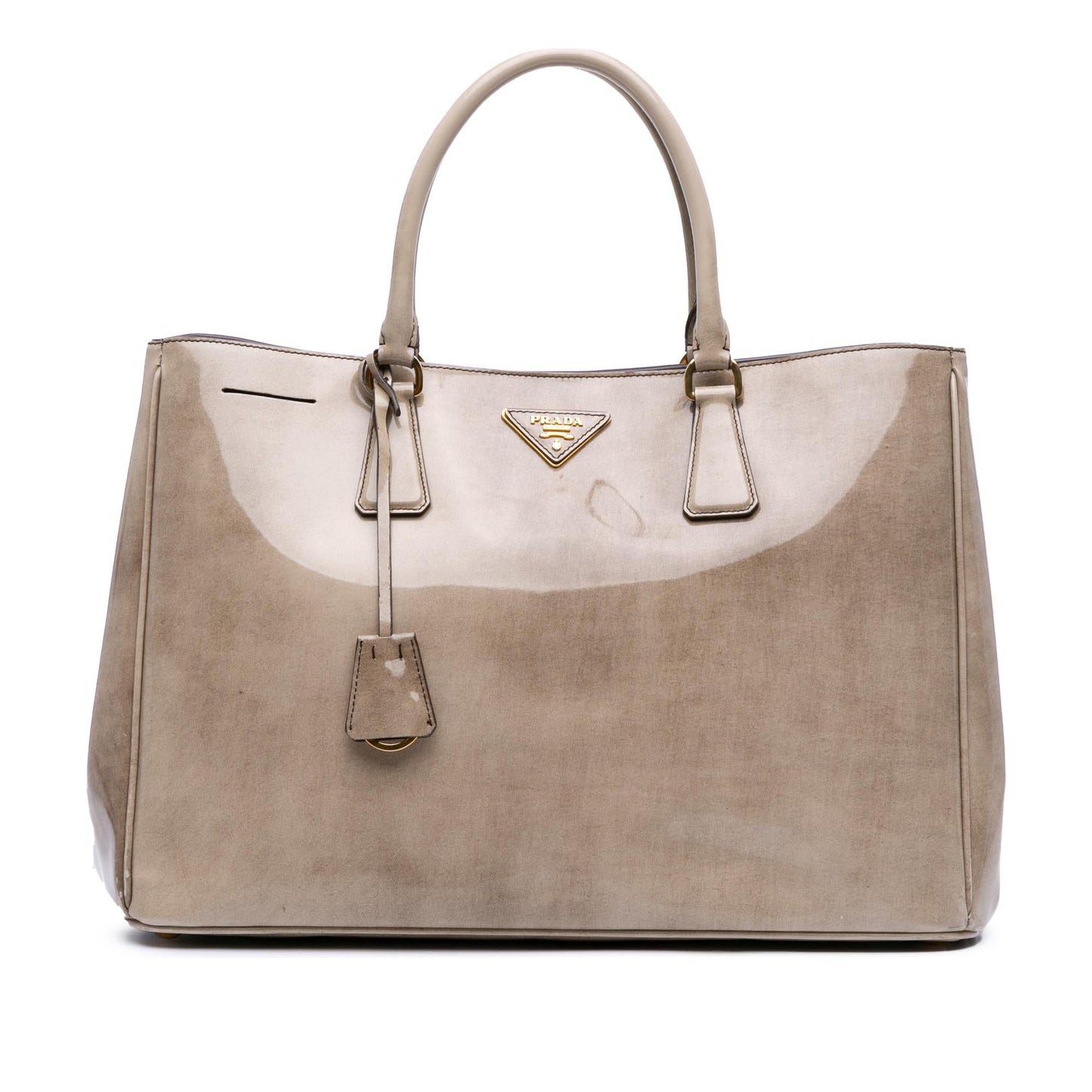 Prada Spazzolato Fume Galleria Tote Large Tote Bag
