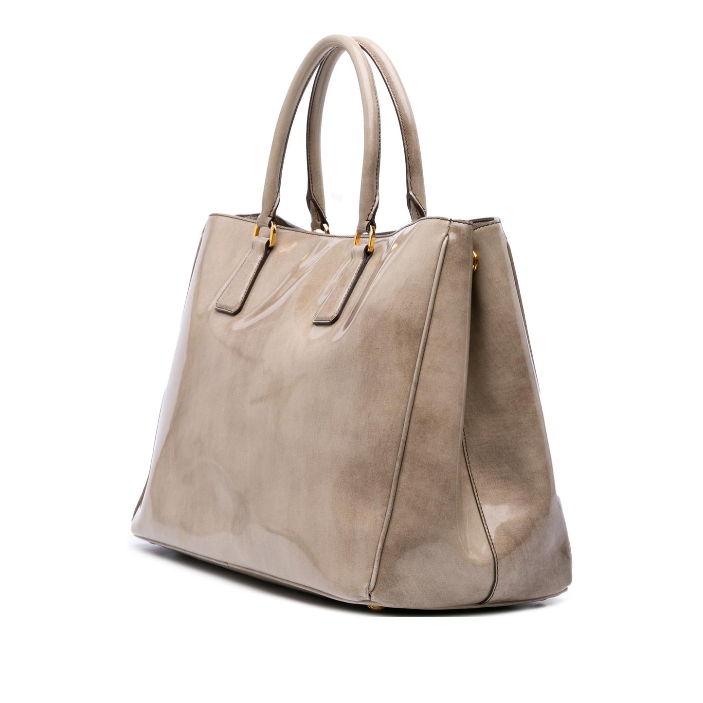 Prada Spazzolato Fume Galleria Tote Large Tote Bag