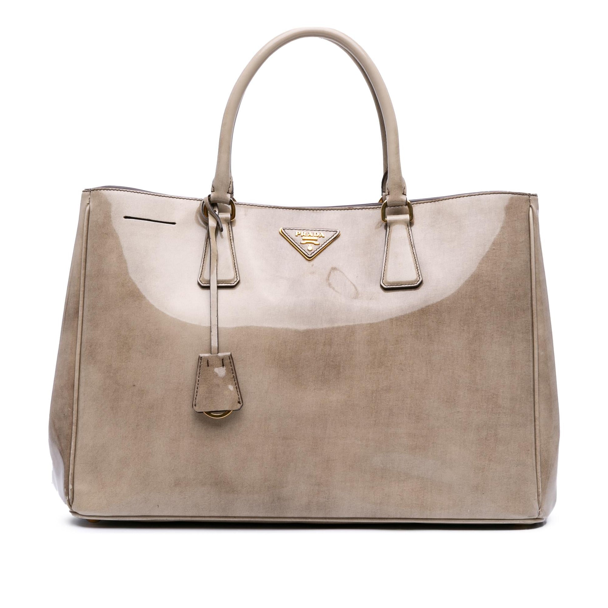 Prada Spazzolato Fume Galleria Tote Large Tote Bag Galleria Tote 1