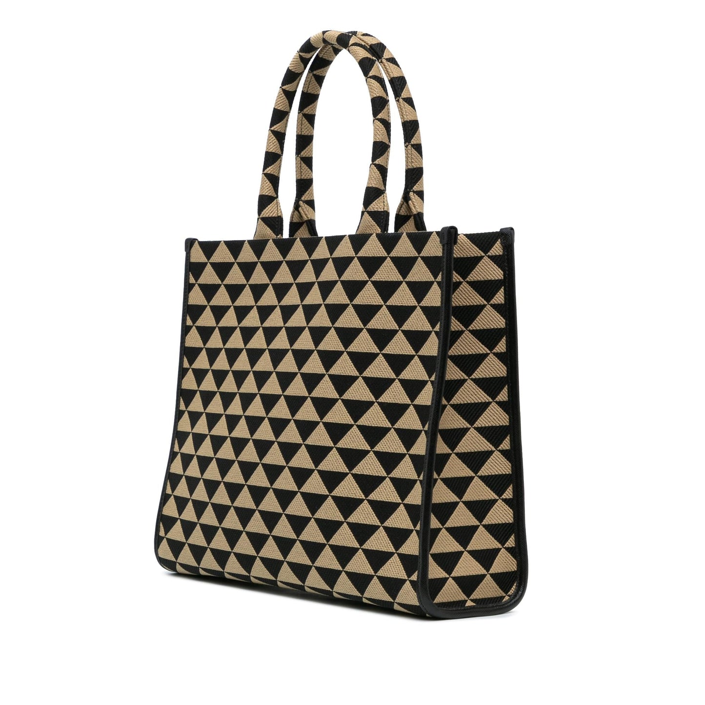 Prada Triangolo Jacquard Symbole Tote Shg 1Ciqb4 Large Tote Bag