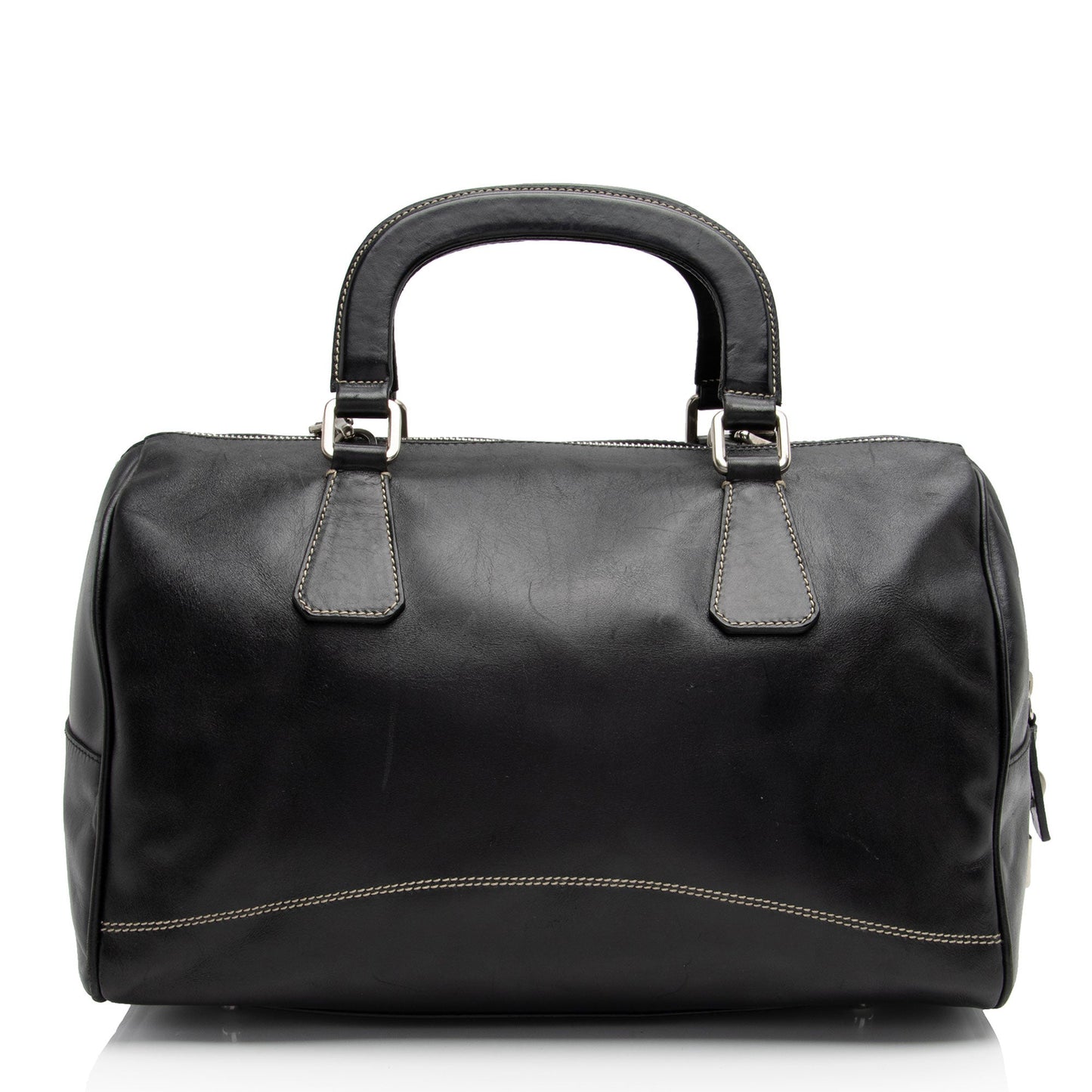 Prada Boston Bag Shf Kup8Rd Leather Satchel Bag