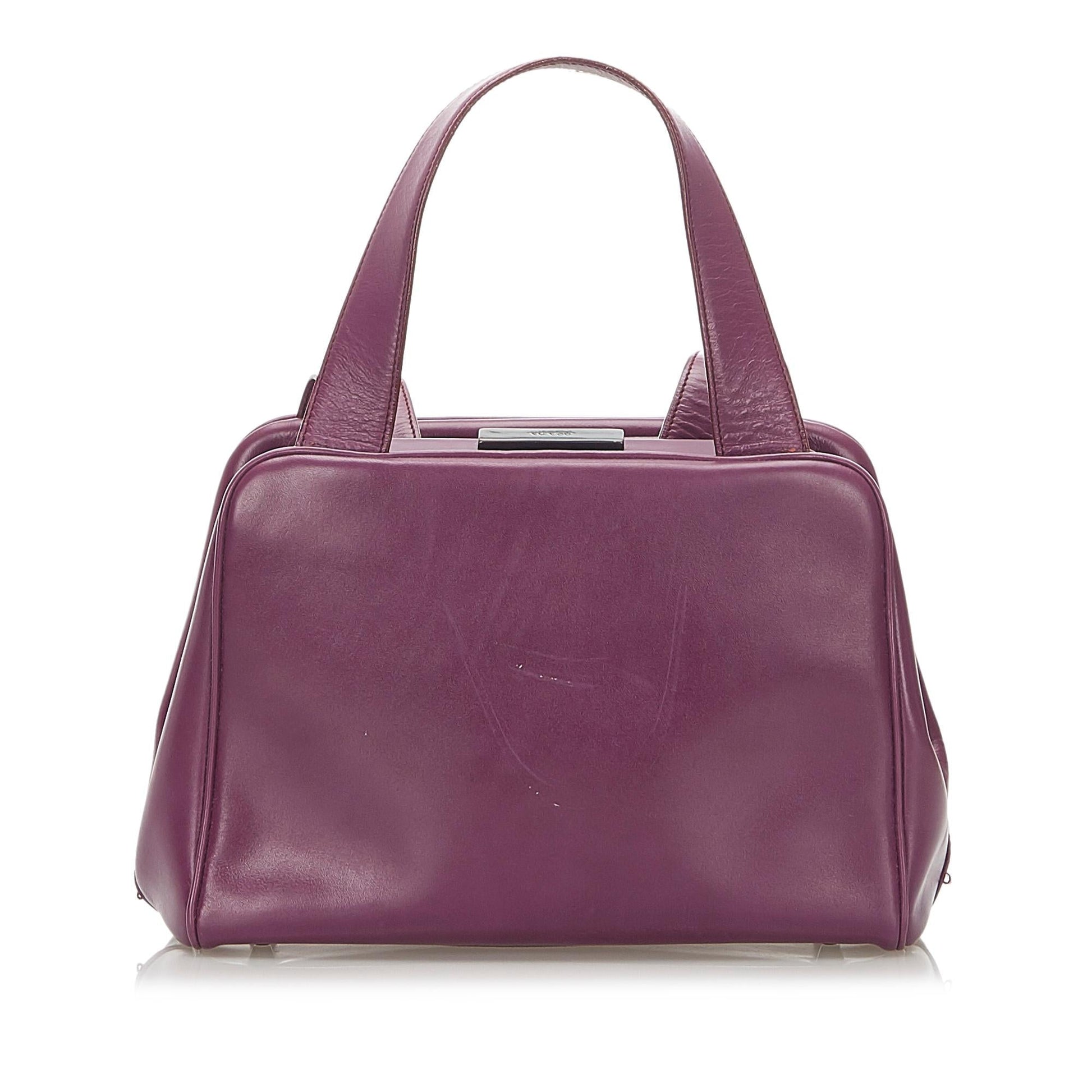 Prada Handbag Shg Leather Satchel Bag Handbag Shg 18863