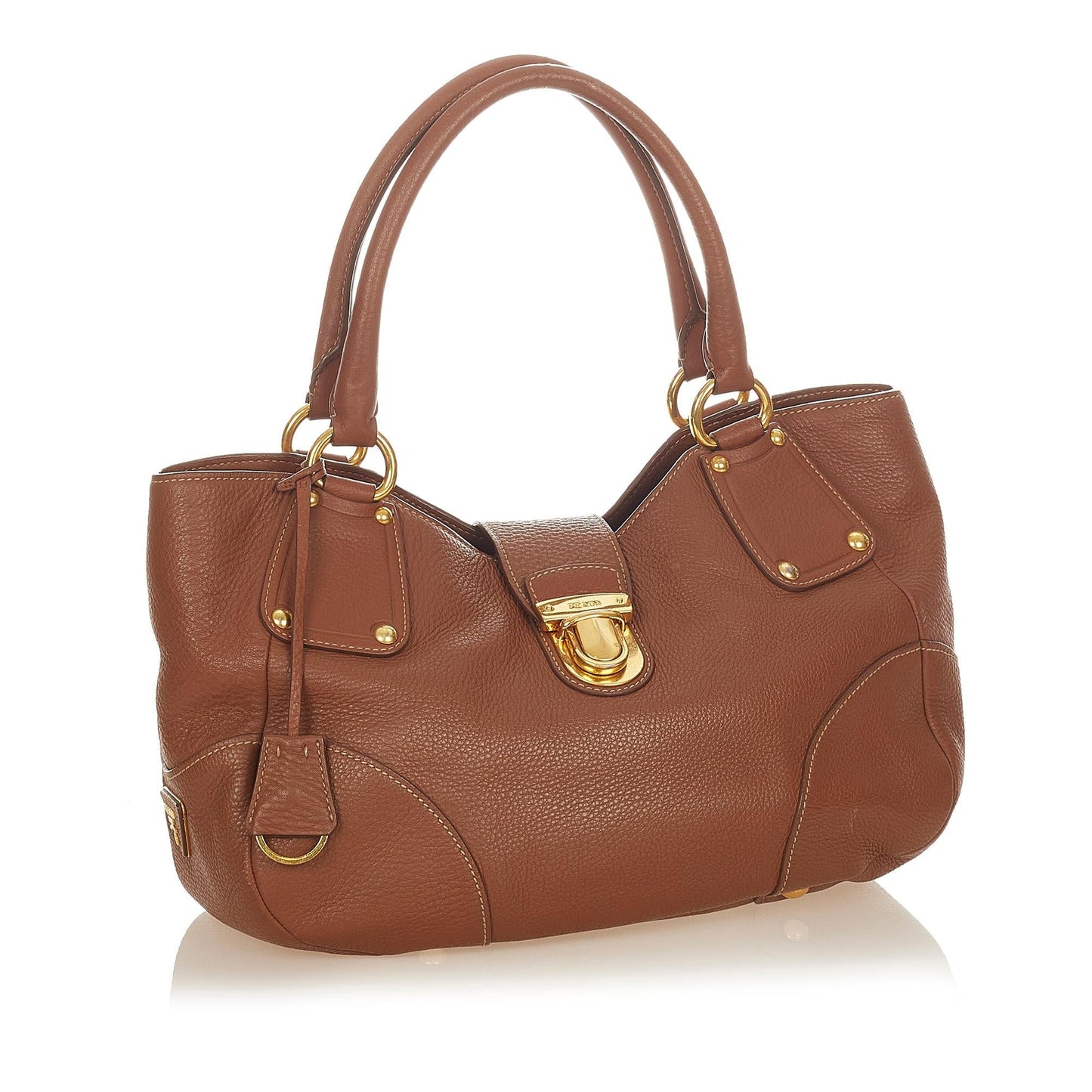 Prada Handbag Shg Leather Satchel Bag