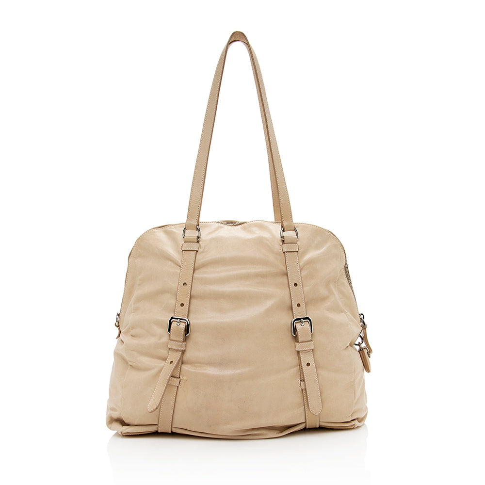 Prada New Look Tote Shf Leather Tote Bag