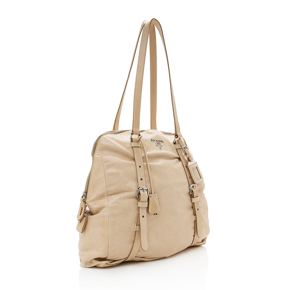 Prada New Look Tote Shf Leather Tote Bag