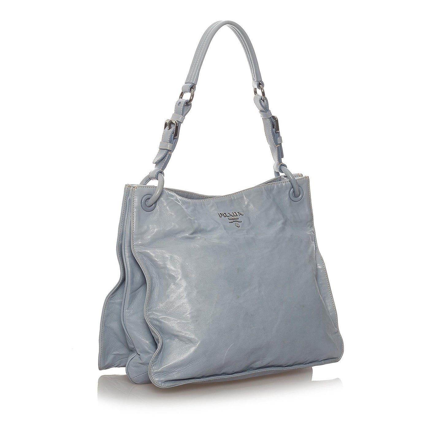 Prada Tote Bag Shg Leather