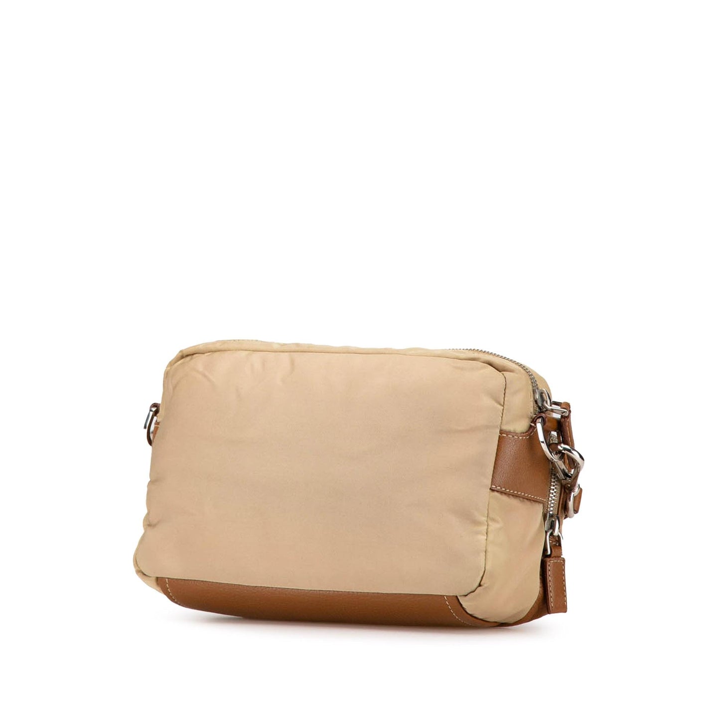 Prada Trimmed Tessuto Camera Bag Shg 6Bydbw Leather Crossbody Bag