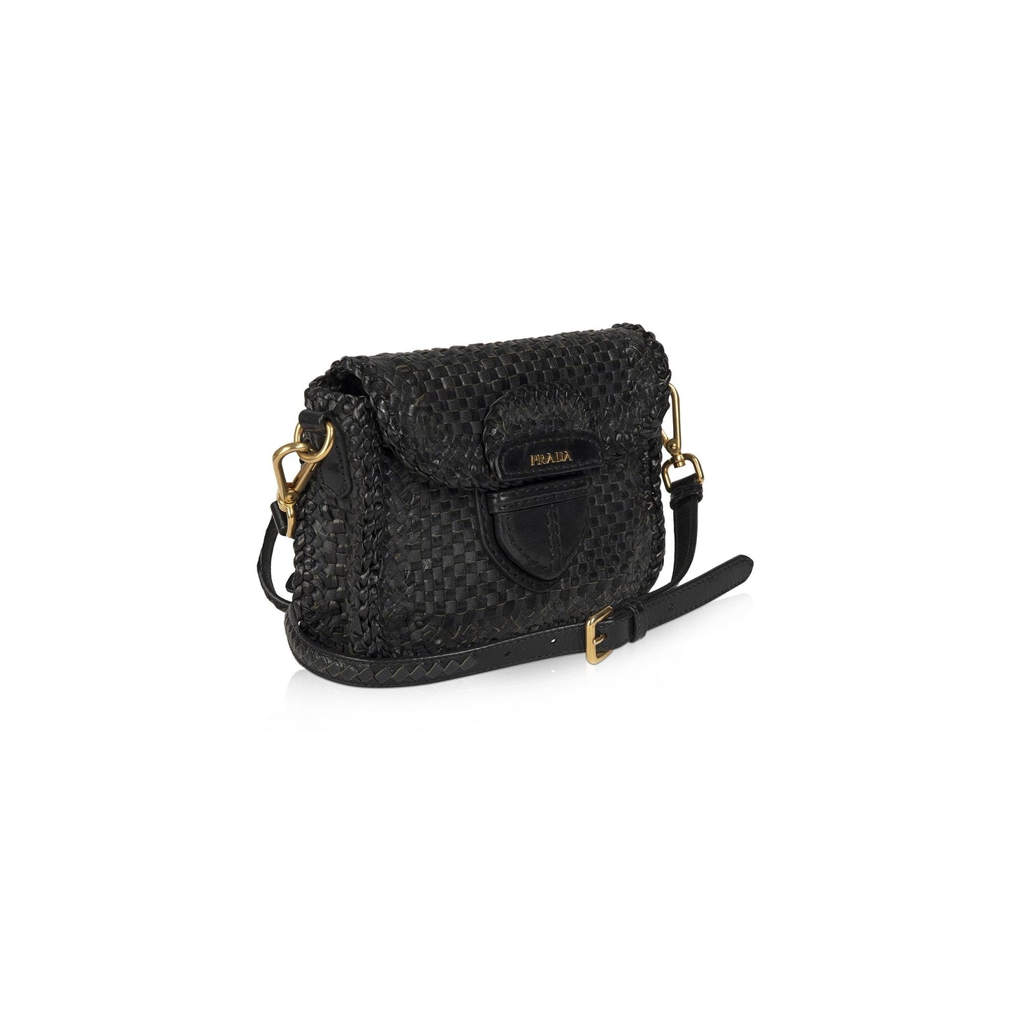 Prada Madras Crossbody Bag