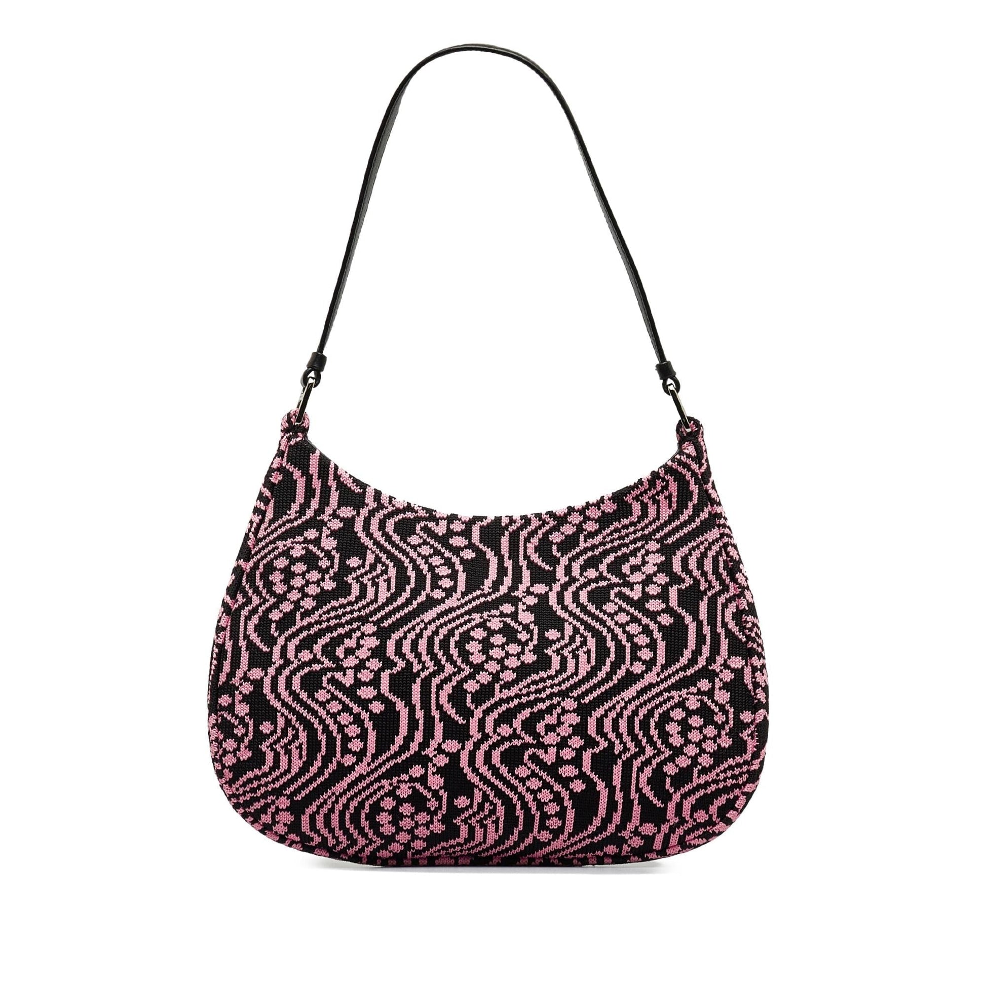 Prada Maglia Jacquard Cleo Bag Shg R22En7 Shoulder Bag