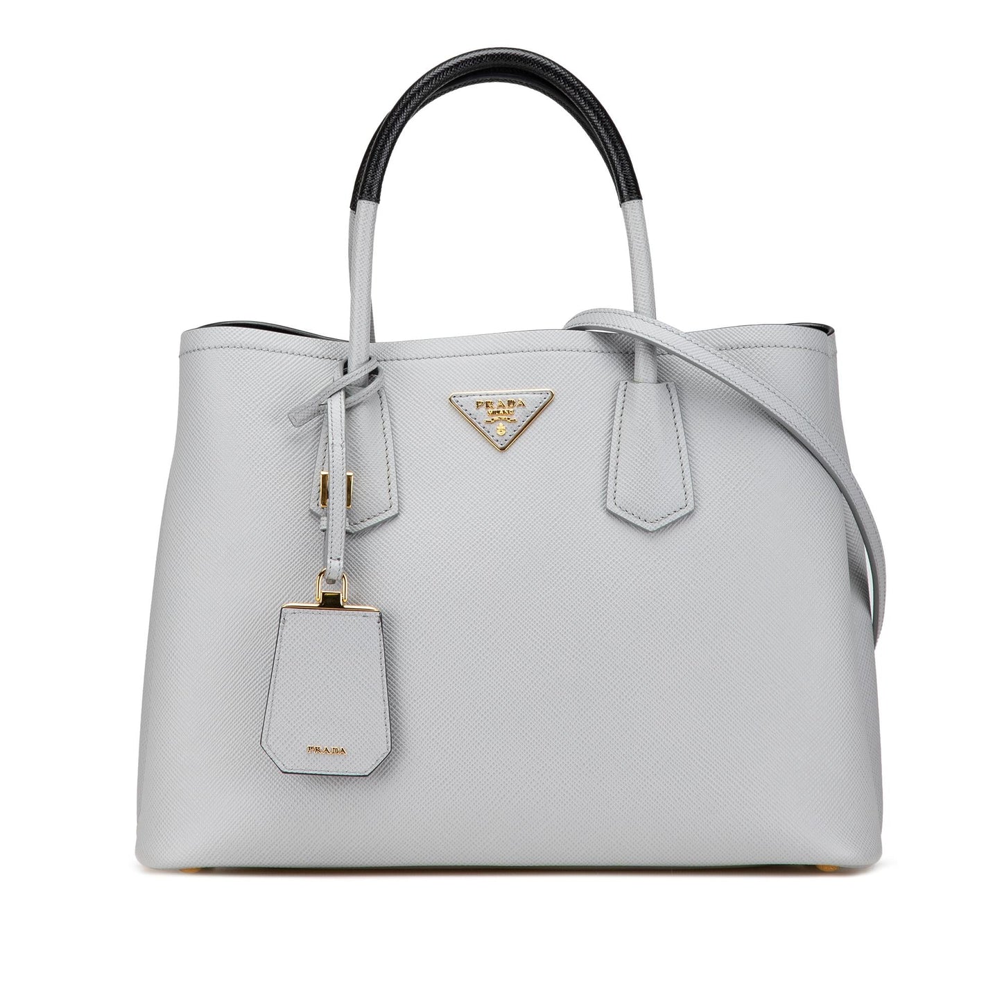 Prada Bicolor Cuir Double Satchel Shg Dtykix Saffiano Medium Satchel Bag