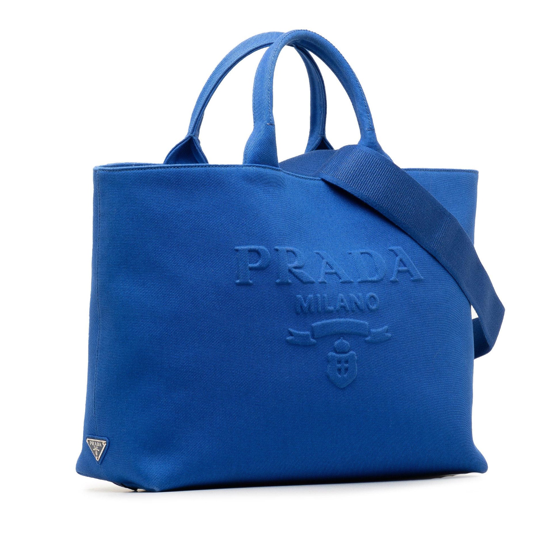 Prada Drill Satchel Shg Hx0Pnd Canvas Medium Logo Satchel Bag