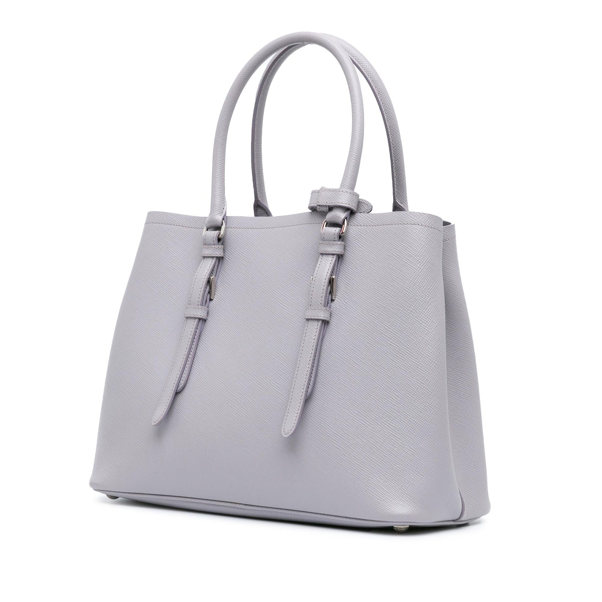 Prada Cuir Double Handle Satchel Saffiano Medium Satchel Bag