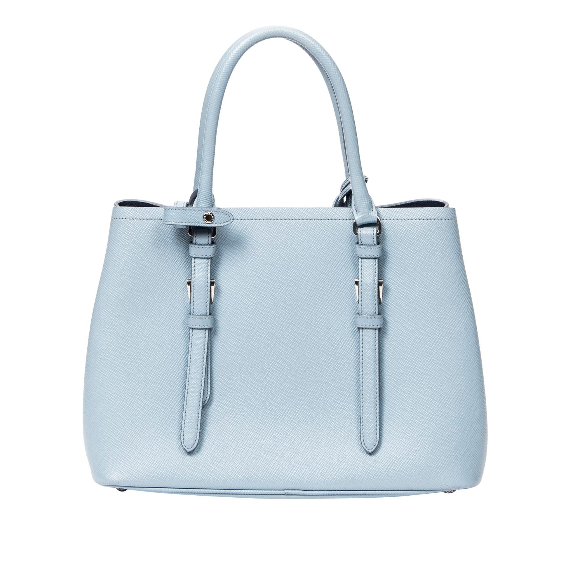 Prada Cuir Double Satchel Shg 2Rgiam Saffiano Medium Satchel Bag