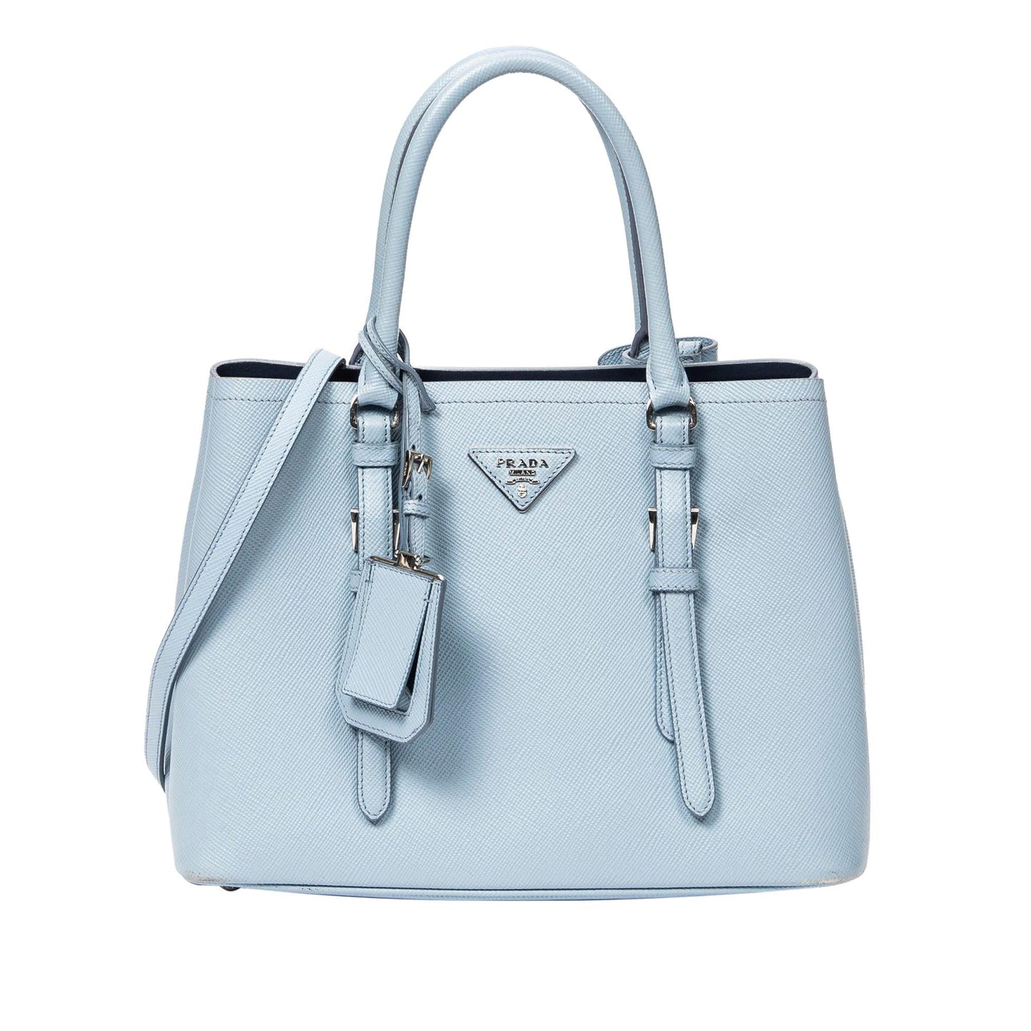 Prada Cuir Double Satchel Shg 2Rgiam Saffiano Medium Satchel Bag