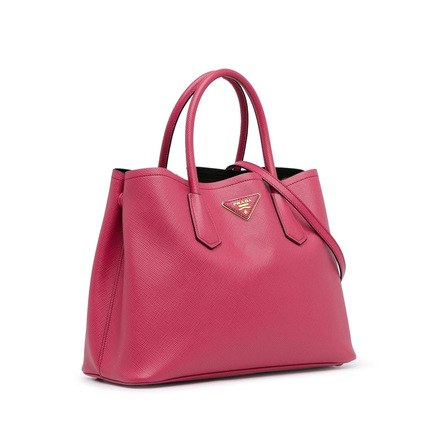 Prada Cuir Double Satchel Shg 8Brcmc Saffiano Medium Satchel Bag