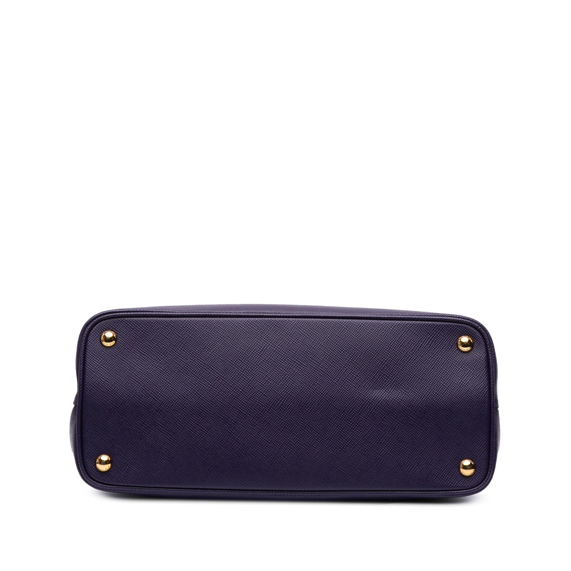 Prada Cuir Double Satchel Saffiano Medium Satchel Bag