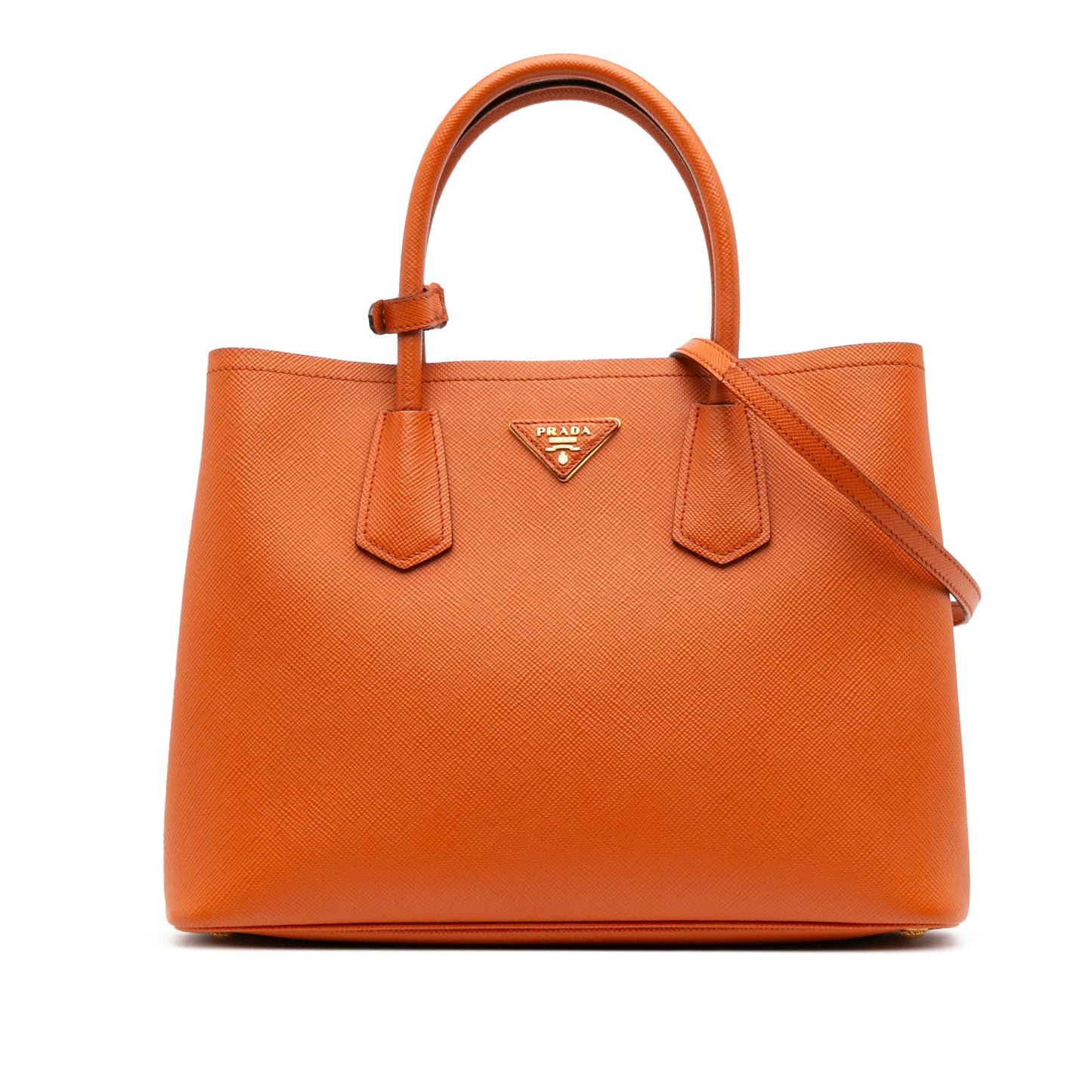 Prada Cuir Double Satchel Saffiano Medium Satchel Bag Double Satchel 2