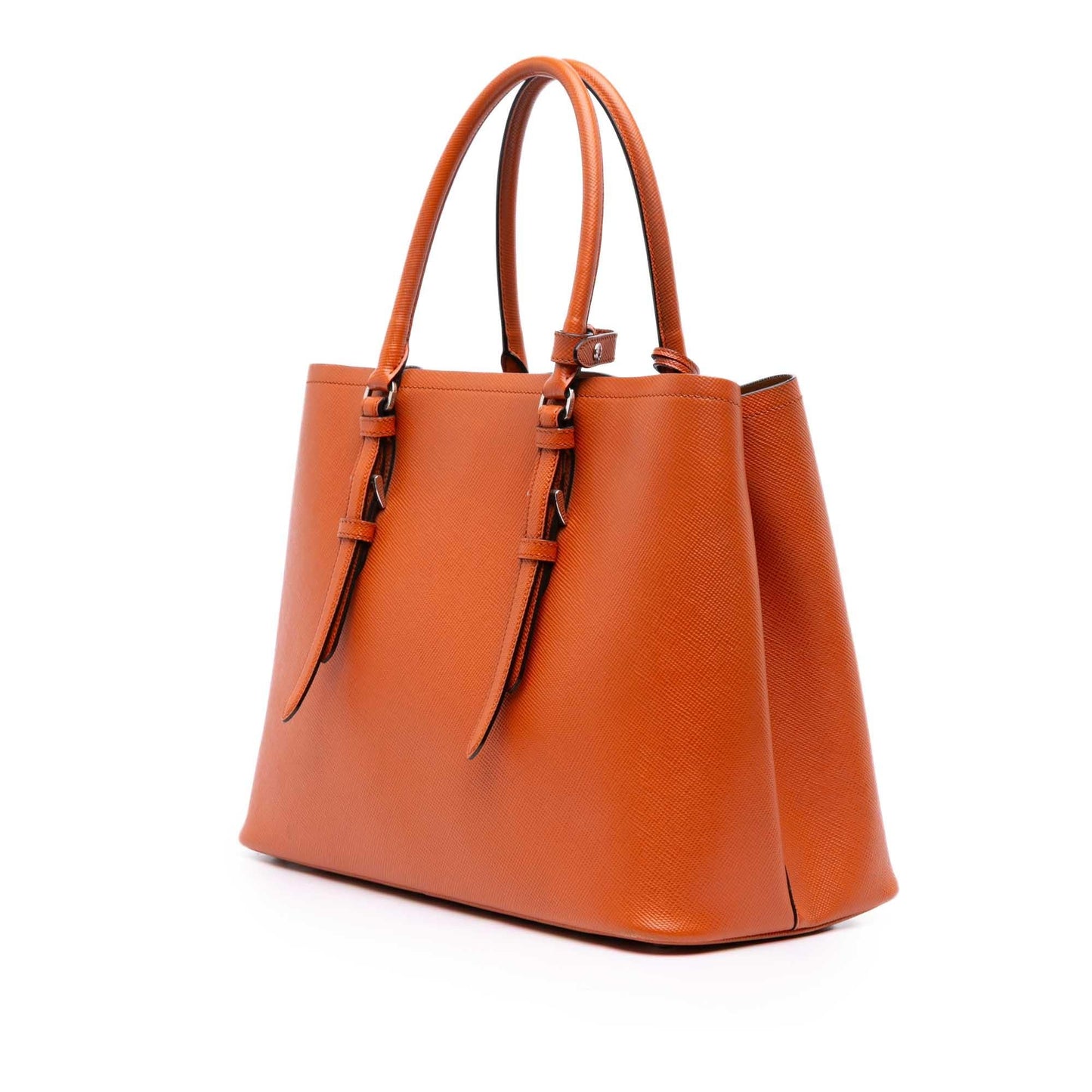 Prada Cuir Double Satchel Saffiano Medium Satchel Bag Double Satchel 4