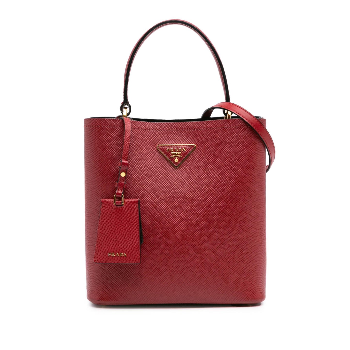 Prada Cuir Panier Satchel Saffiano Medium Satchel Bag