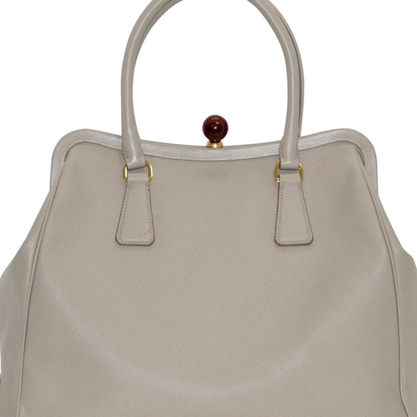 Prada Saffiano Lux Doctor Frame Bag Medium Travel Bag