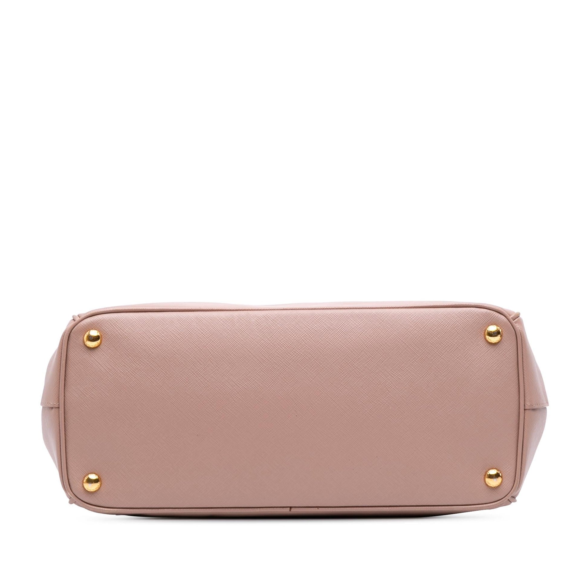 Prada Lux Galleria Double Satchel Saffiano Medium Zip Satchel Bag Zip Satchel 2