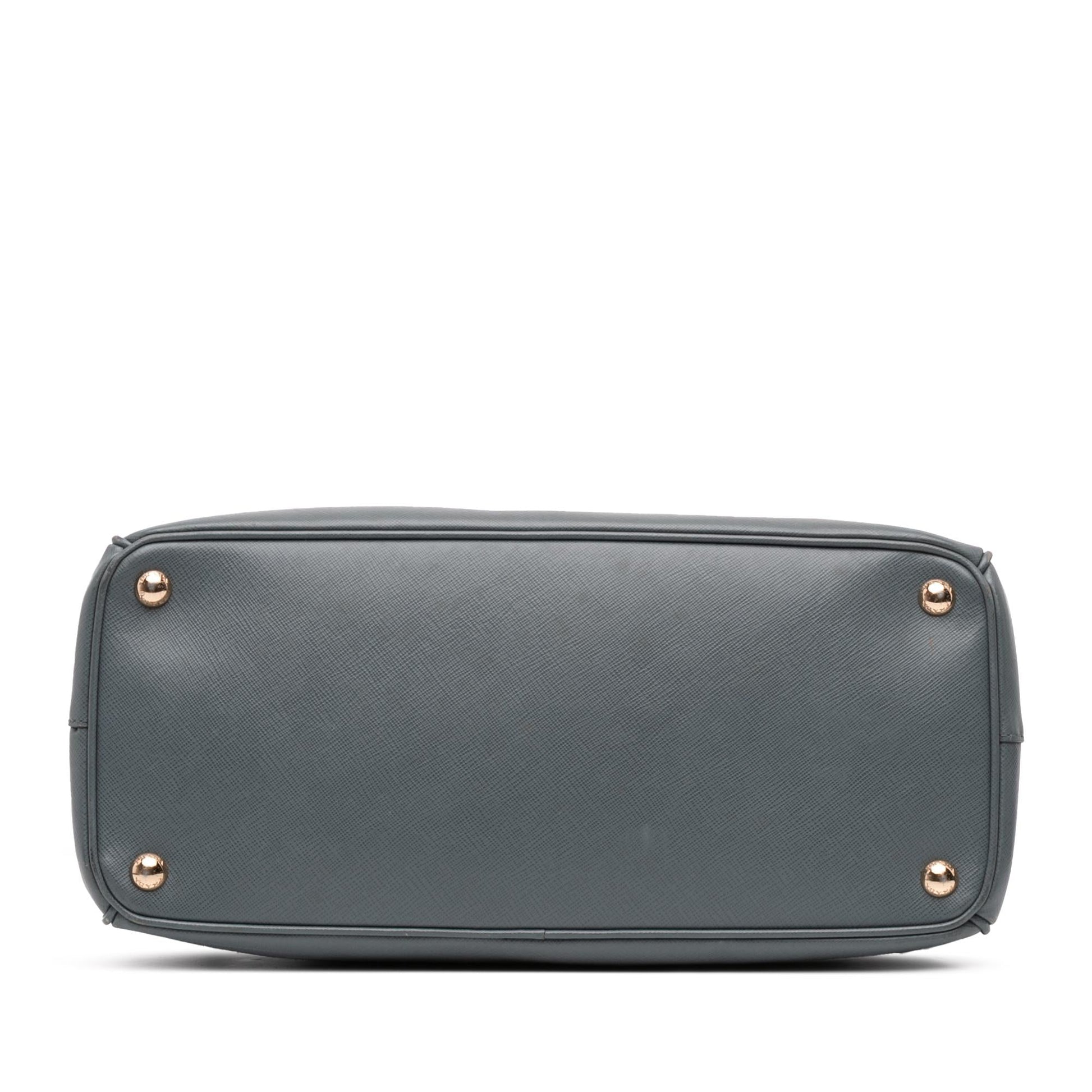 Prada Lux Galleria Double Satchel Saffiano Medium Zip Satchel Bag Zip Satchel 3