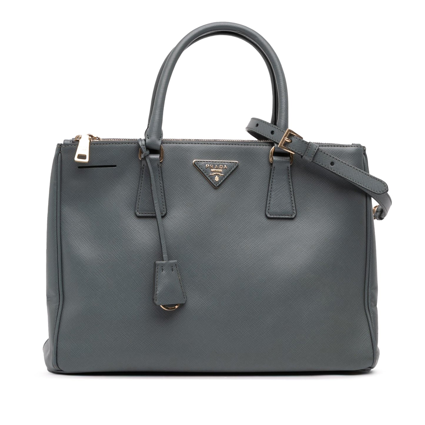 Prada Lux Galleria Double Satchel Saffiano Medium Zip Satchel Bag Zip Satchel 3