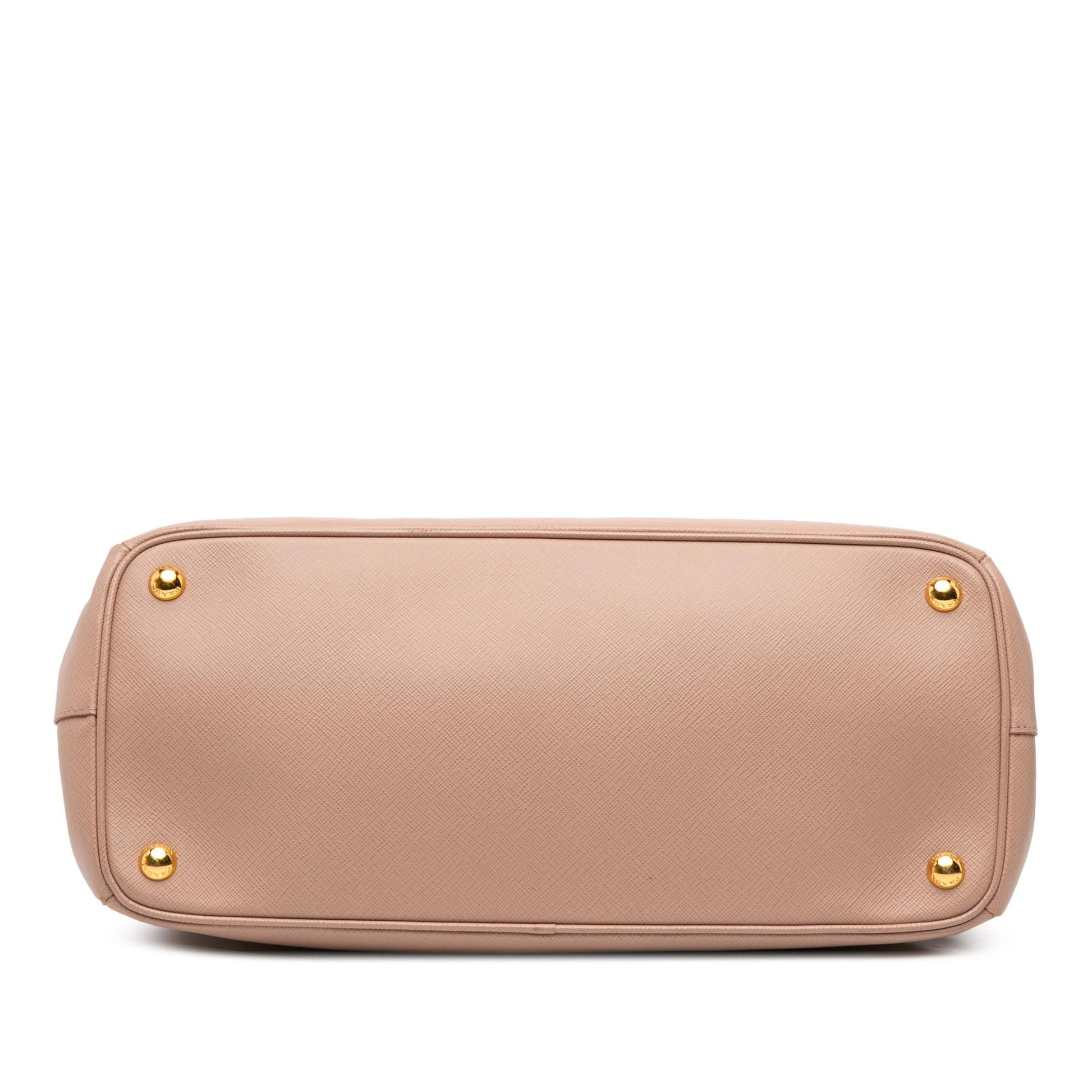Prada Lux Galleria Double Satchel Saffiano Medium Zip Satchel Bag Zip Satchel 7