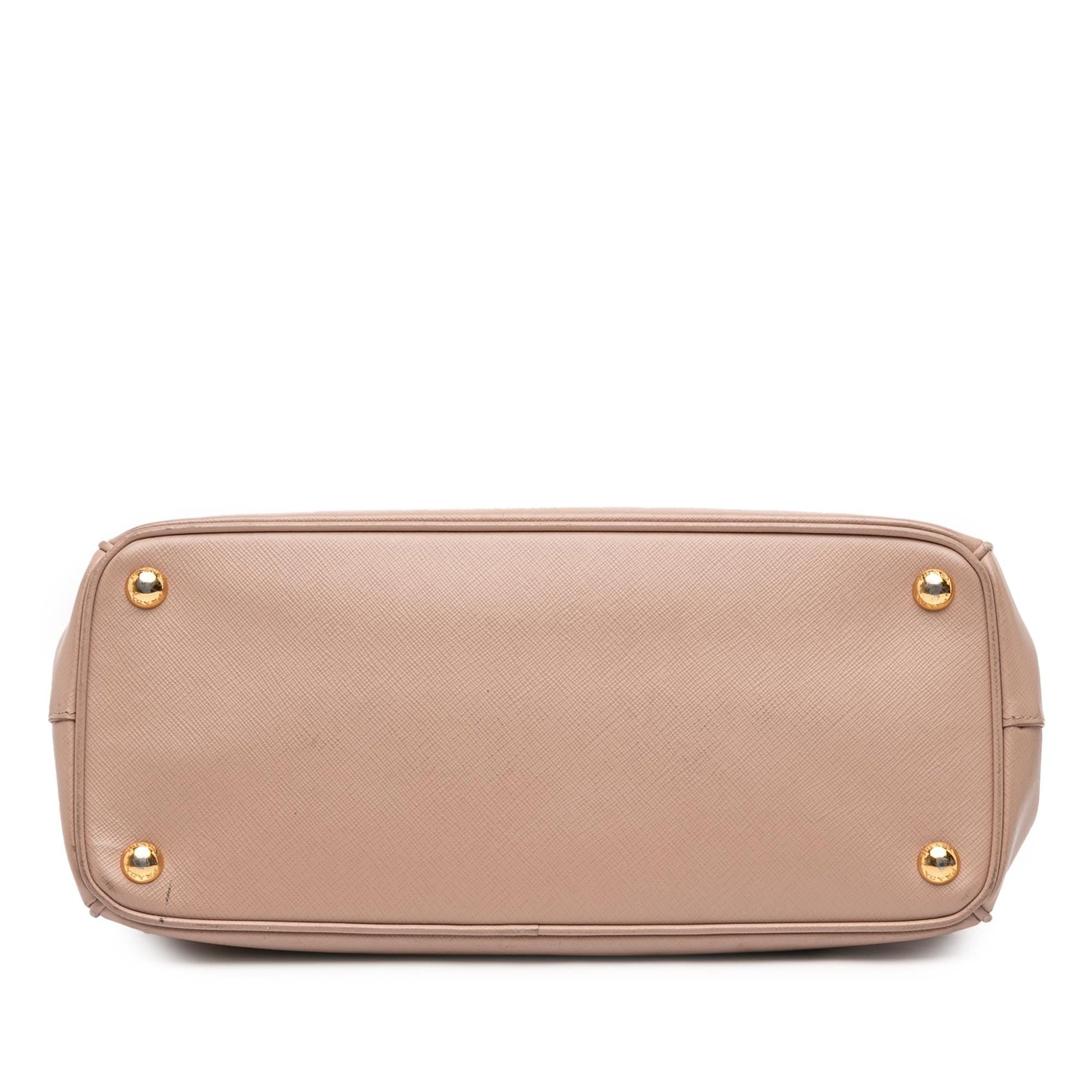 Prada Lux Galleria Double Satchel Saffiano Medium Zip Satchel Bag Zip Satchel 10