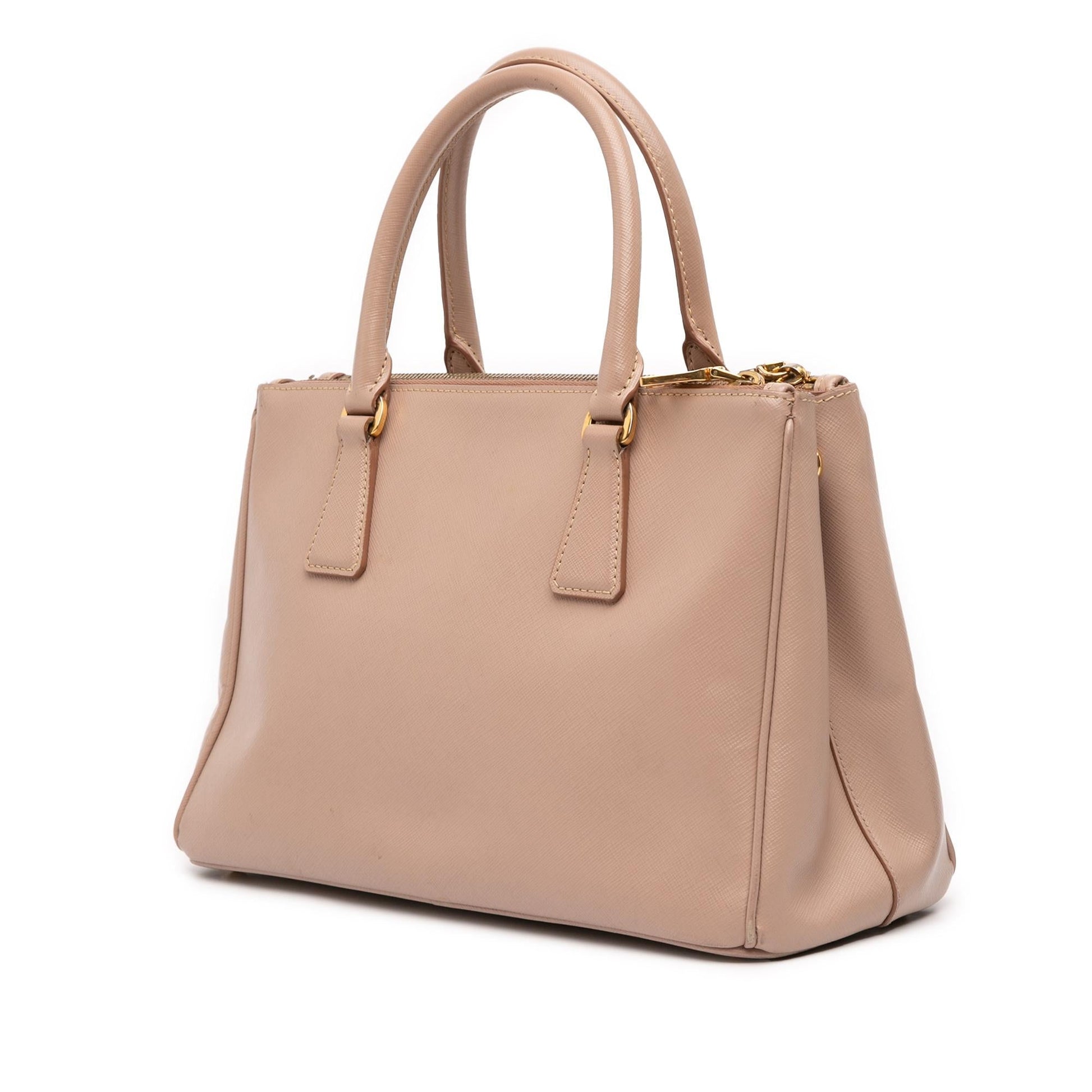 Prada Lux Galleria Double Satchel Saffiano Medium Zip Satchel Bag Zip Satchel 10