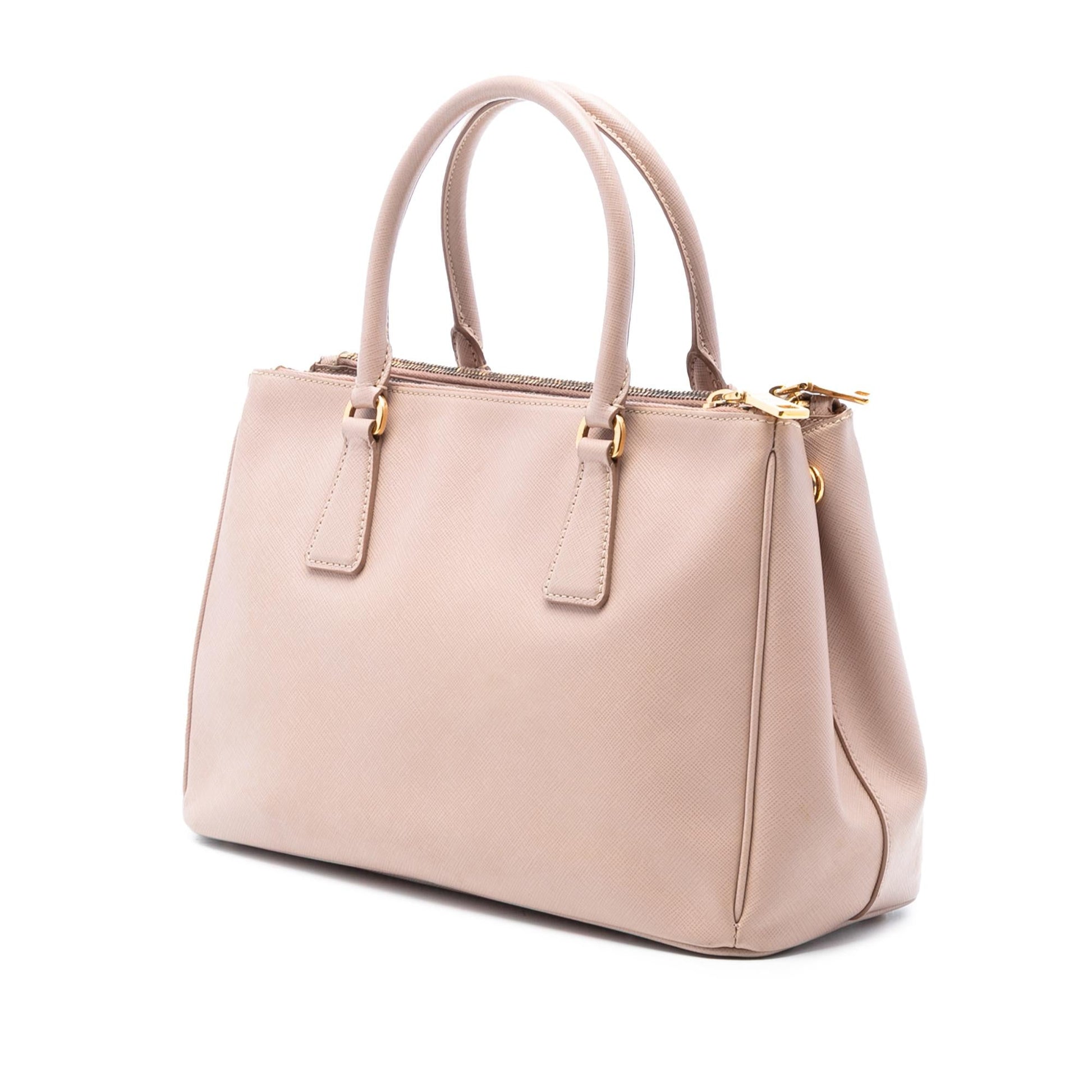 Prada Lux Galleria Double Satchel Saffiano Medium Zip Satchel Bag Zip Satchel 14